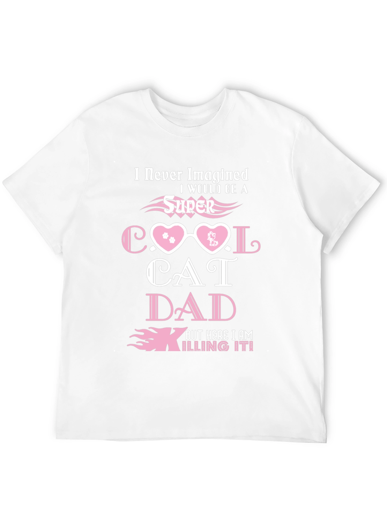Super Cool Cat Dad T-Shirt