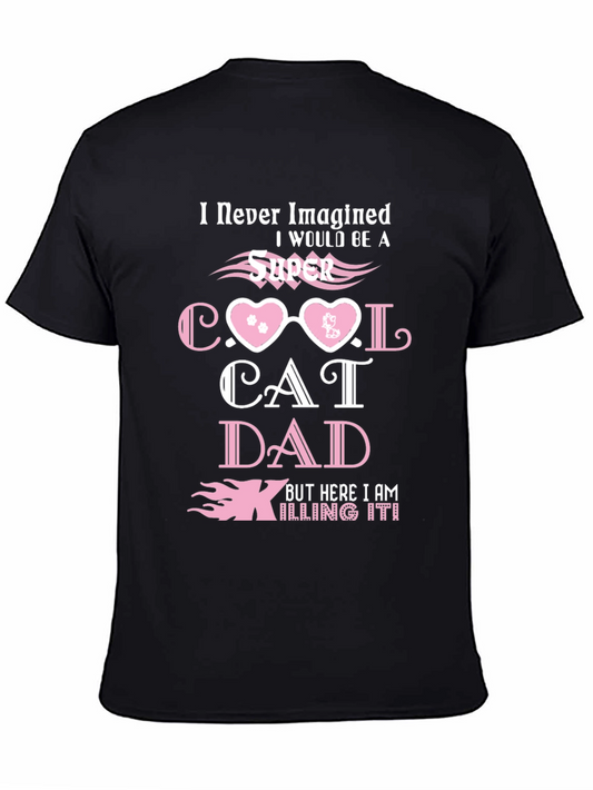 Super Cool Cat Dad T-Shirt