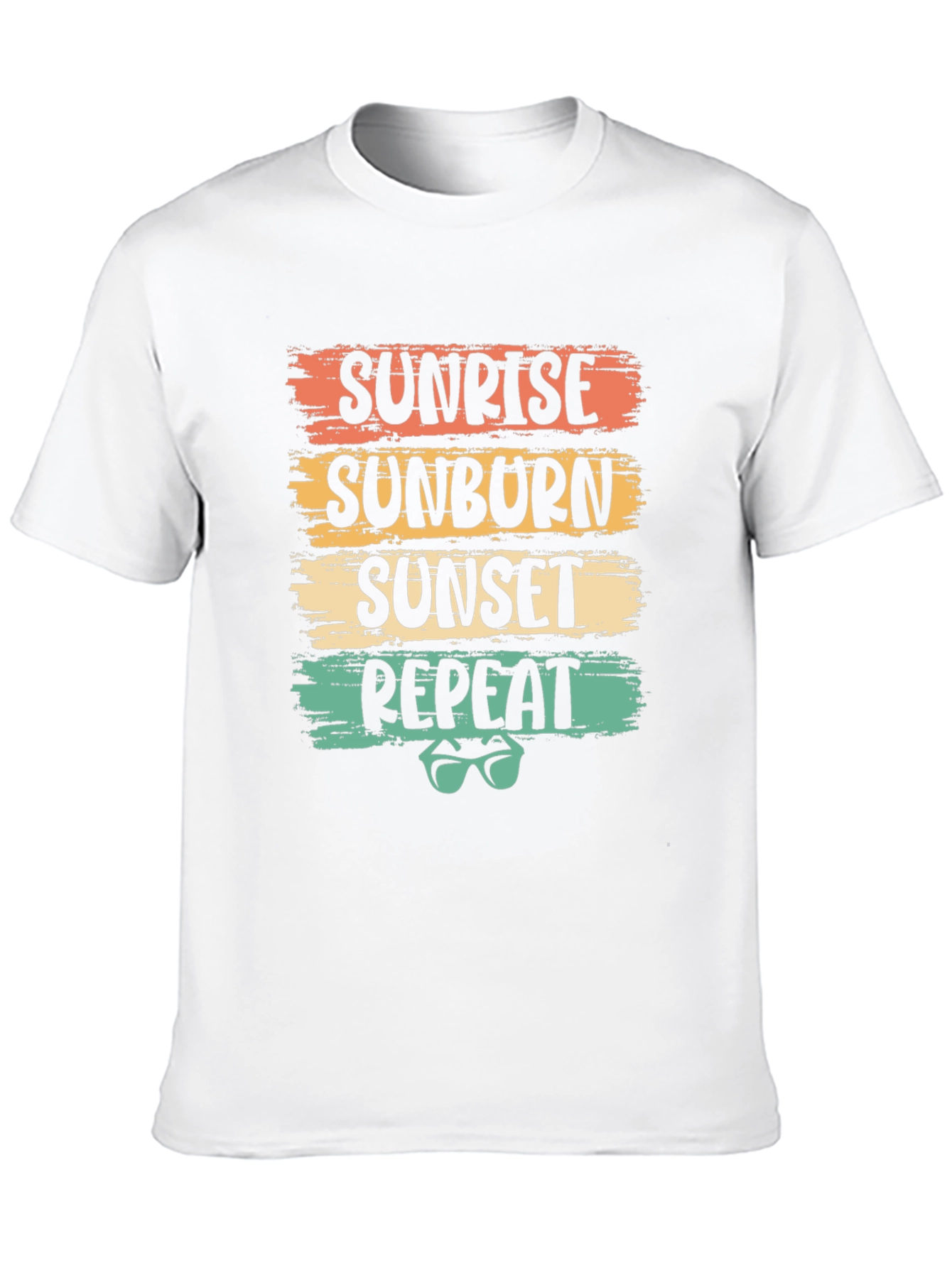 Sunrise Sunburn Sunset Repeat Graphic Tee