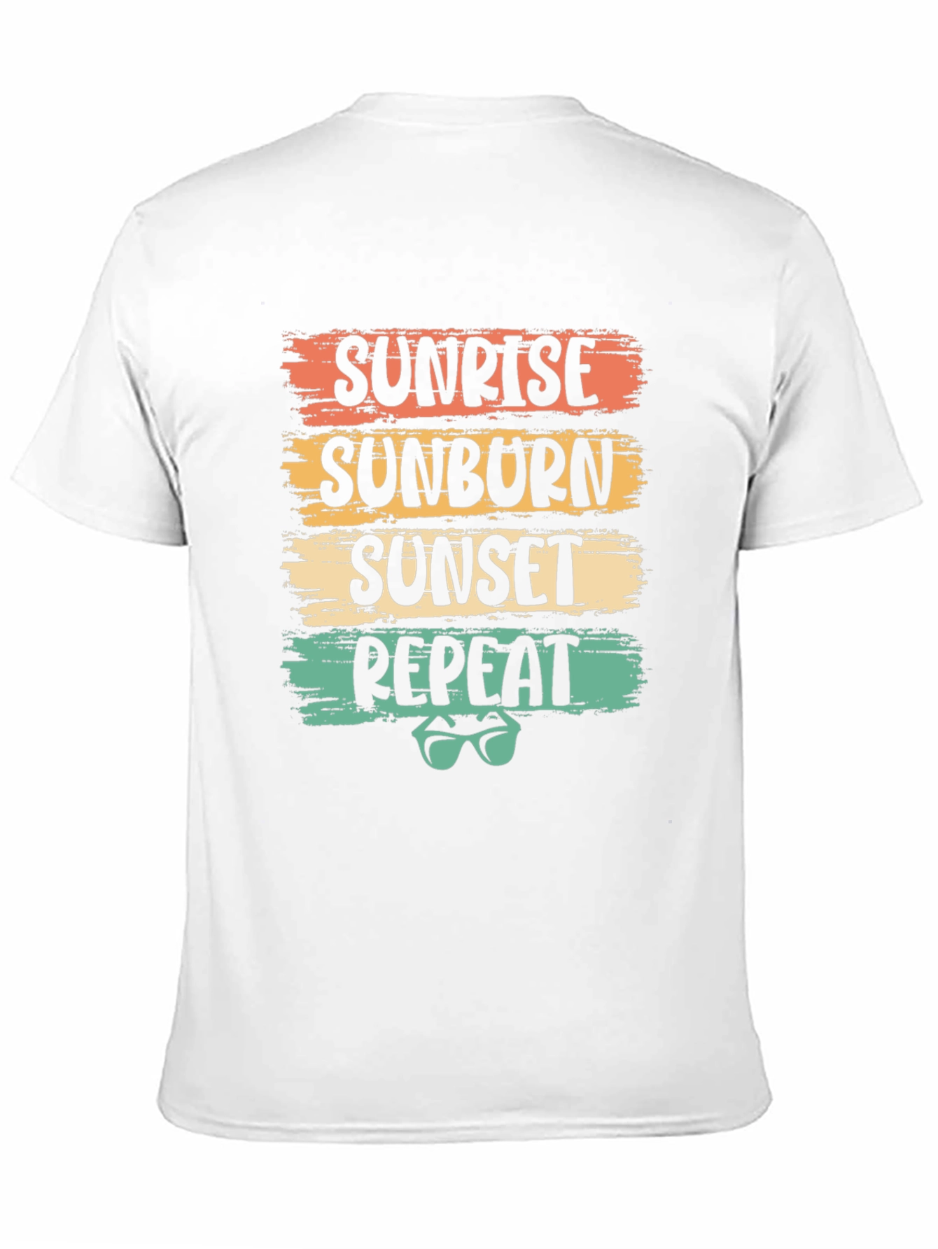 Sunrise Sunburn Sunset Repeat Graphic Tee