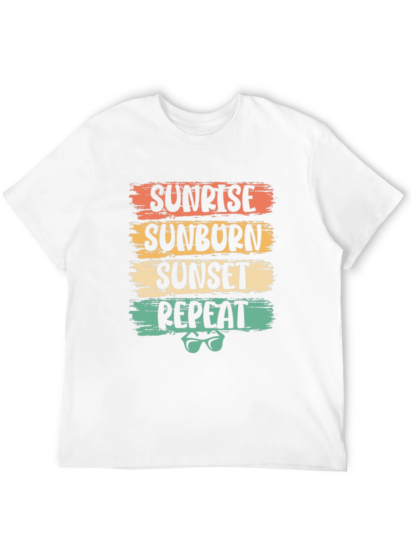 Sunrise Sunburn Sunset Repeat Graphic Tee