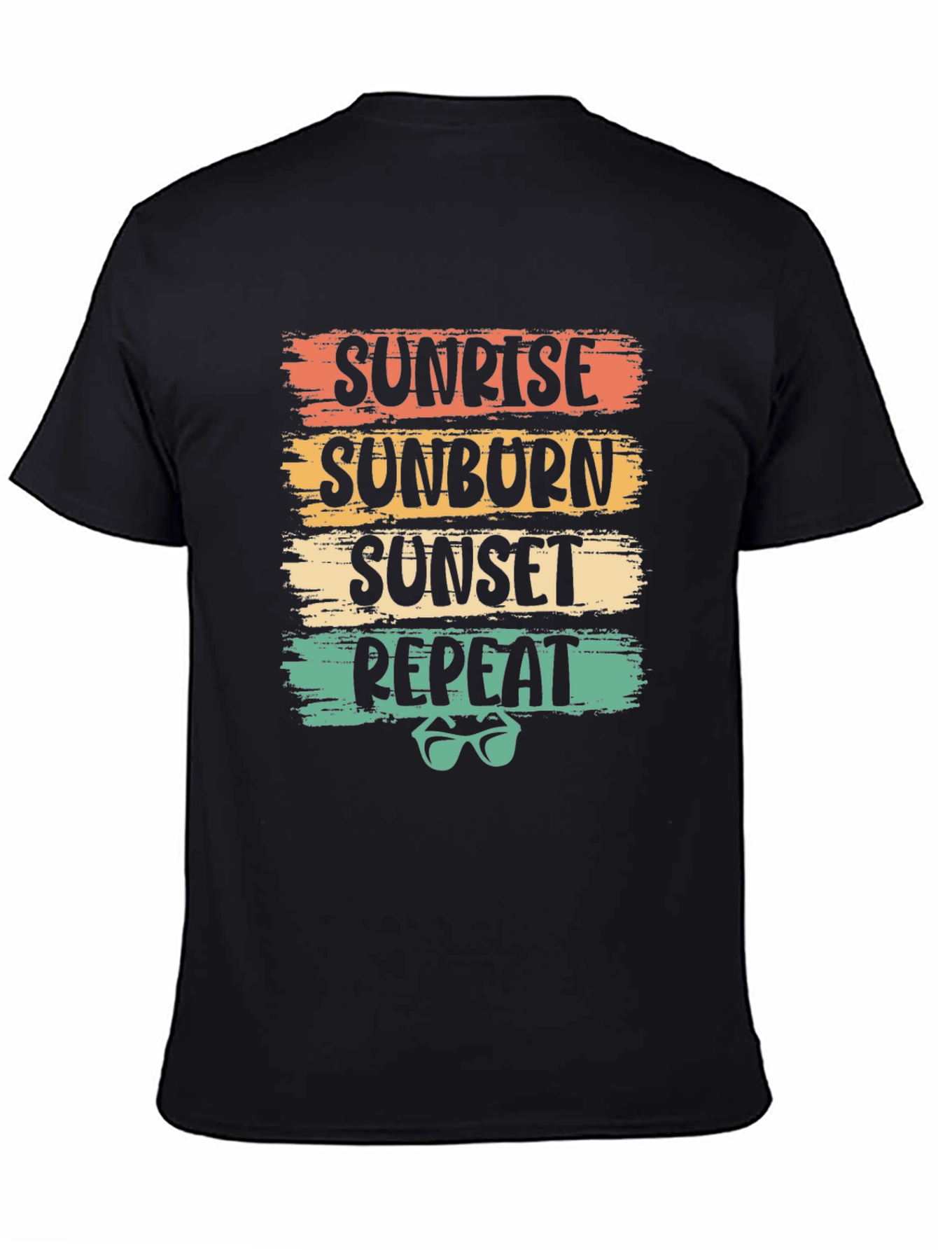 Sunrise Sunburn Sunset Repeat Graphic Tee