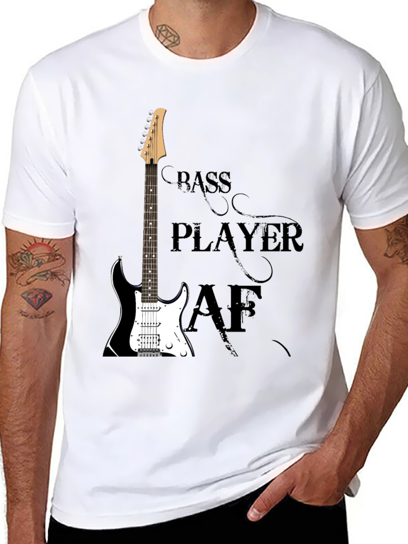 Bass Player AF Graphic T-Shirt