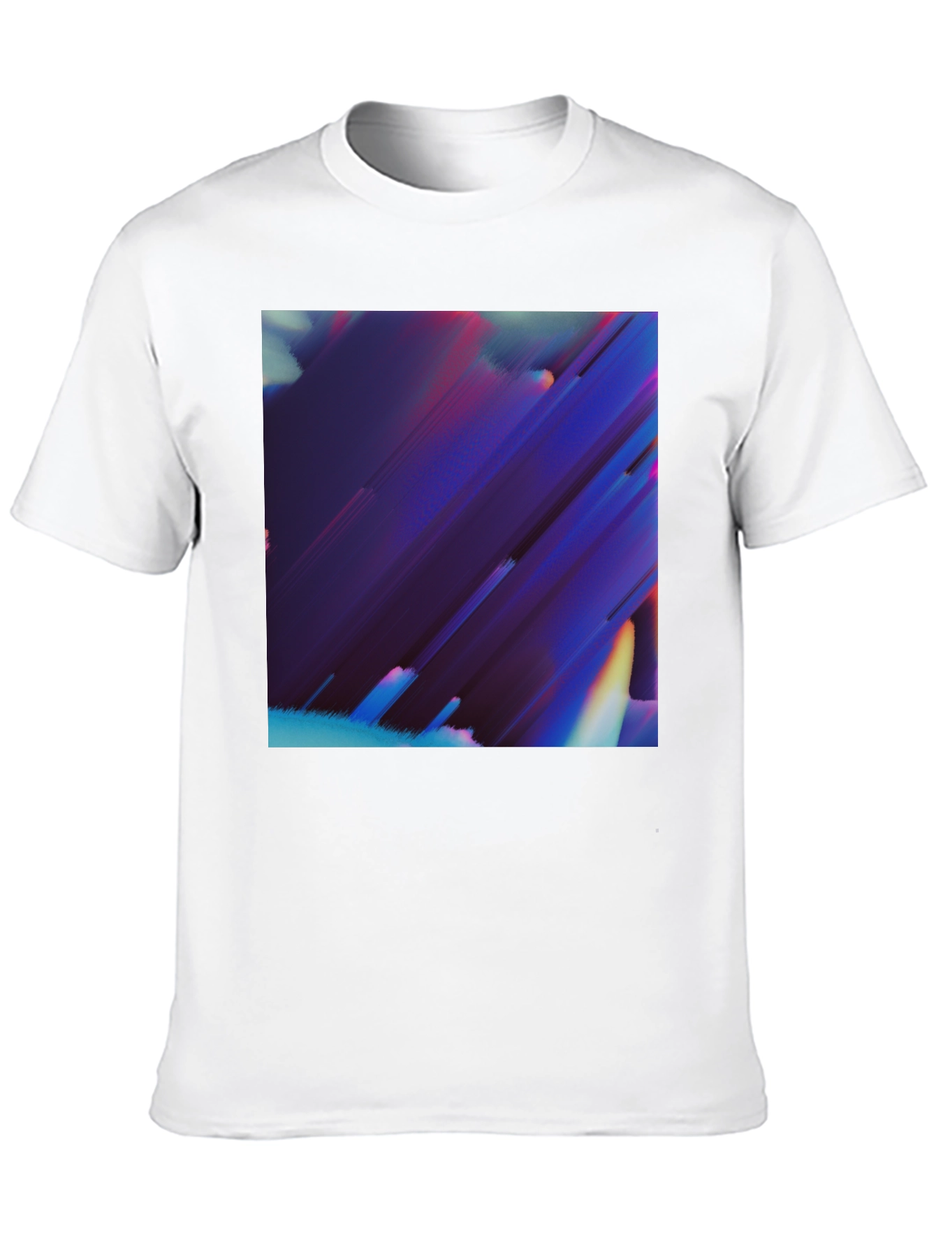 Abstract Art Black T-Shirt Modern Graphic Tee