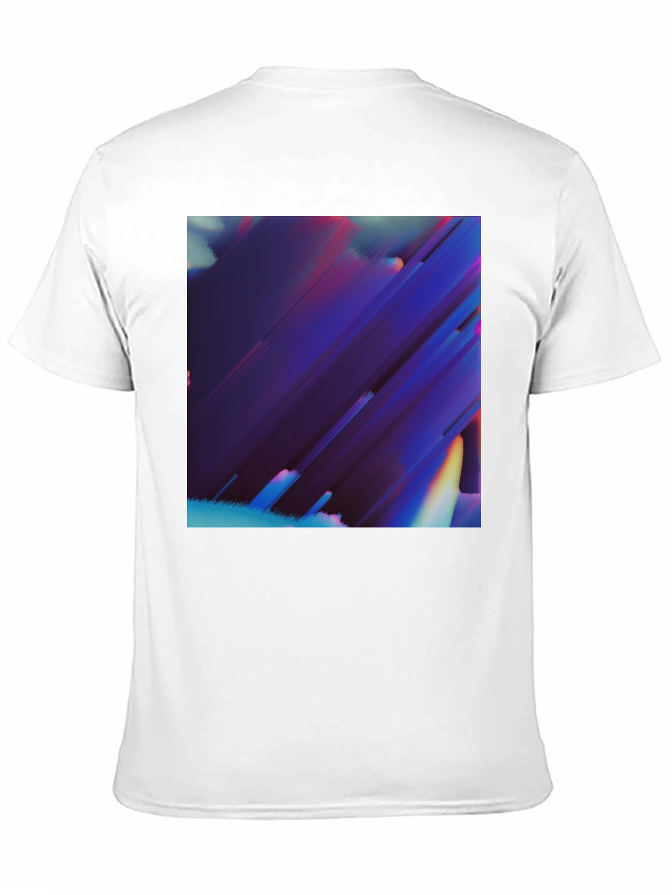 Abstract Art Black T-Shirt Modern Graphic Tee
