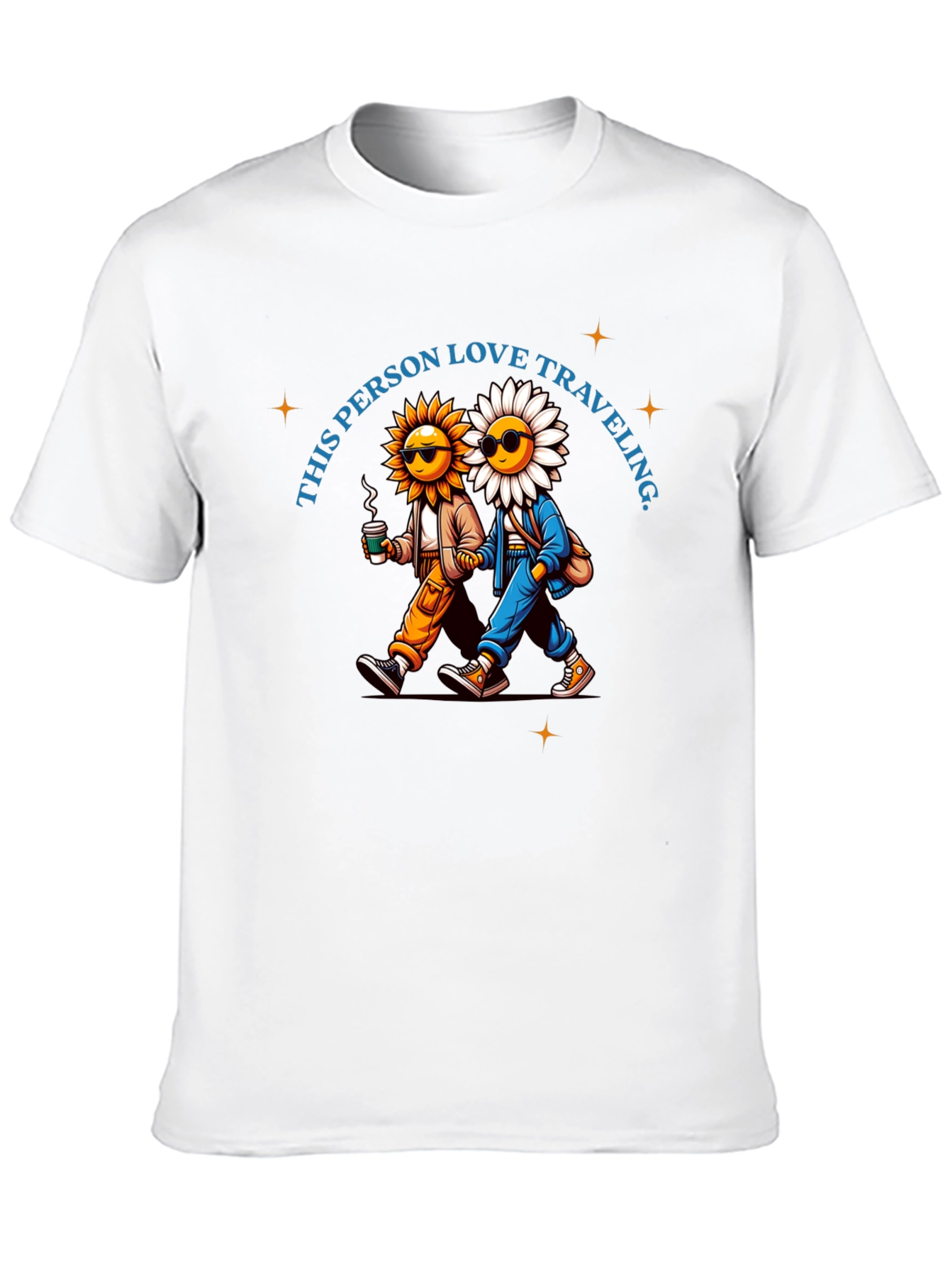 Traveling Flowers Graphic Tee