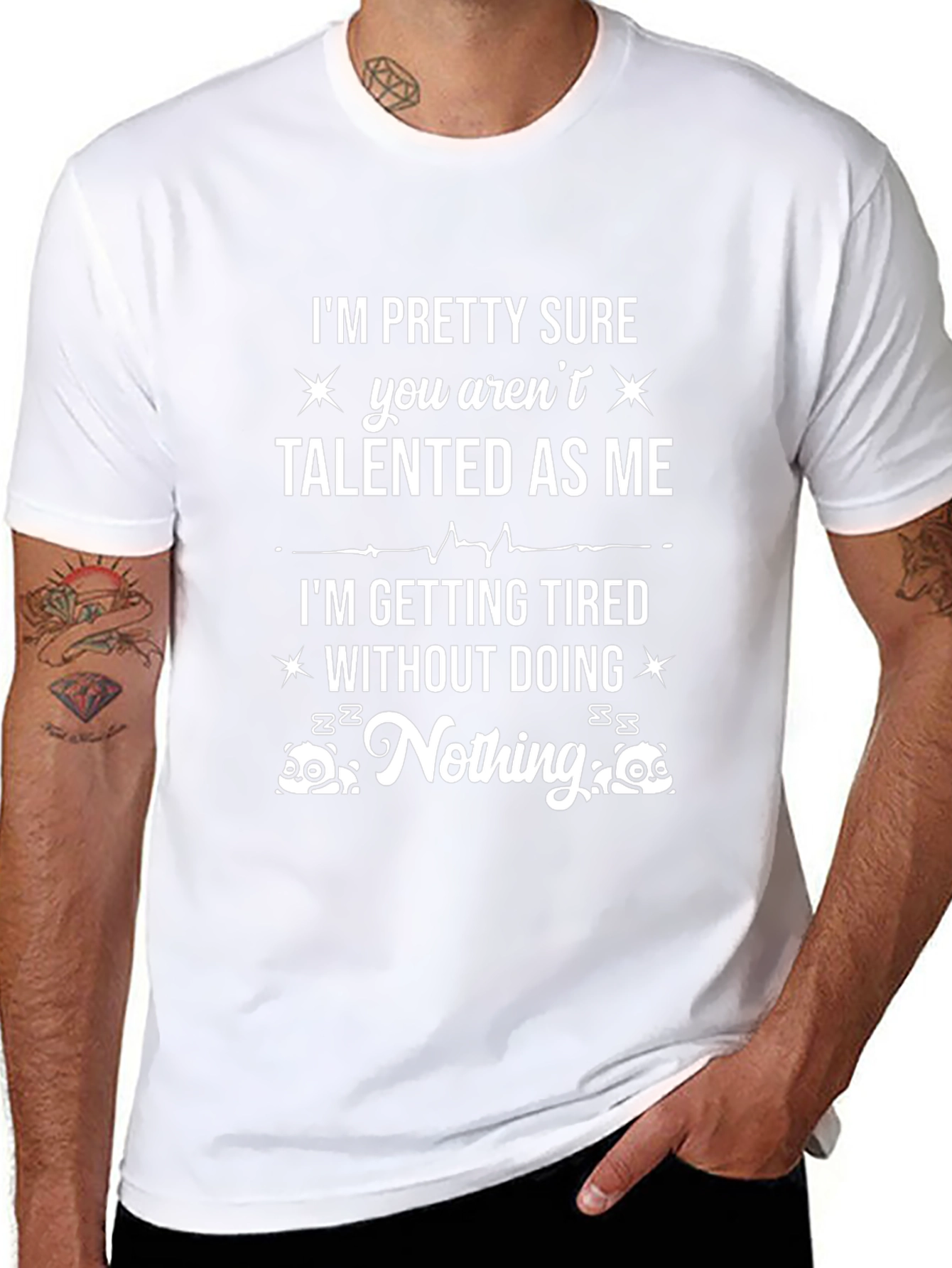 Talented As Me Funny Graphic Tee