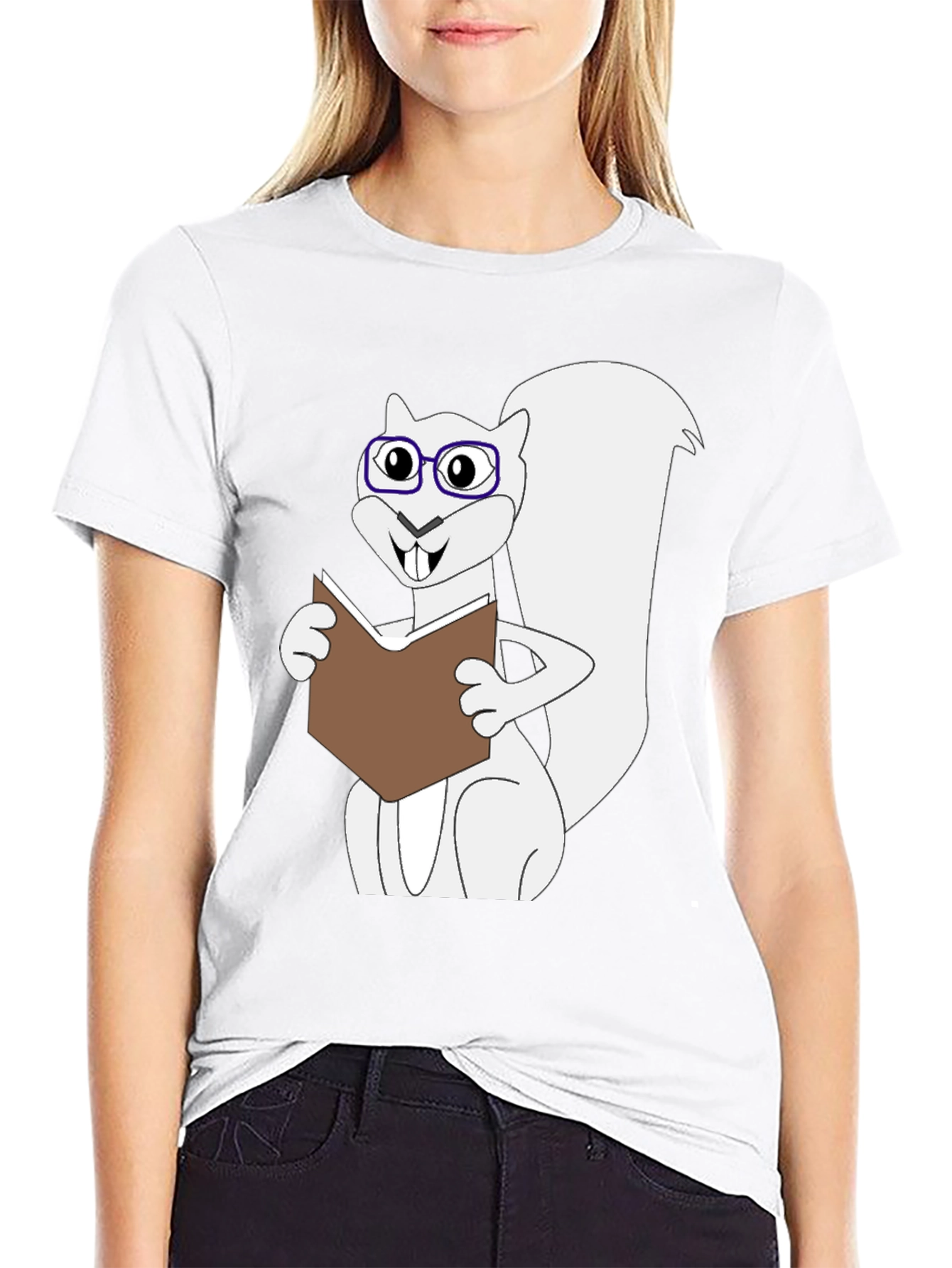 Bookworm Squirrel T-Shirt
