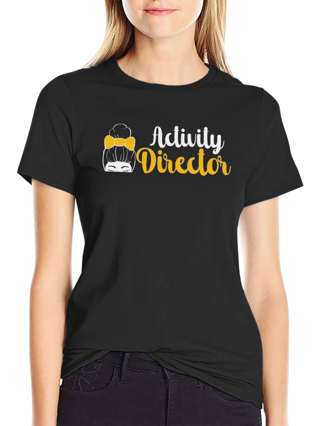 Activity Director Messy Bun T-Shirt