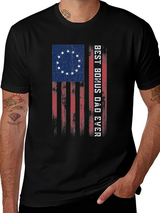 Best Bonus Dad Ever Graphic Tee