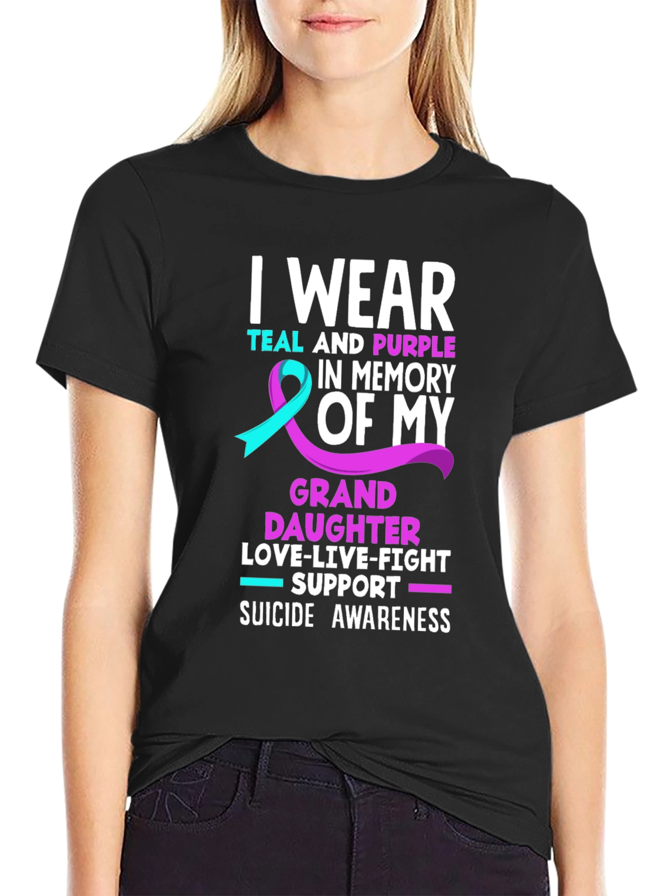Suicide Awareness T-Shirt - Granddaughter Memorial
