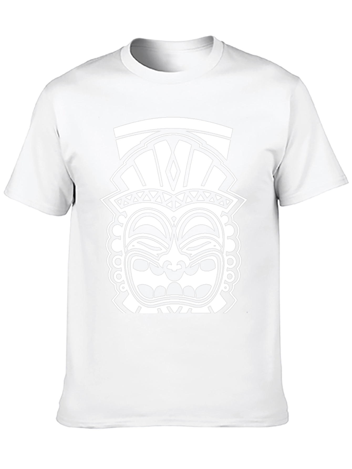Tribal Tiki Graphic T-Shirt - Cool Black Tee