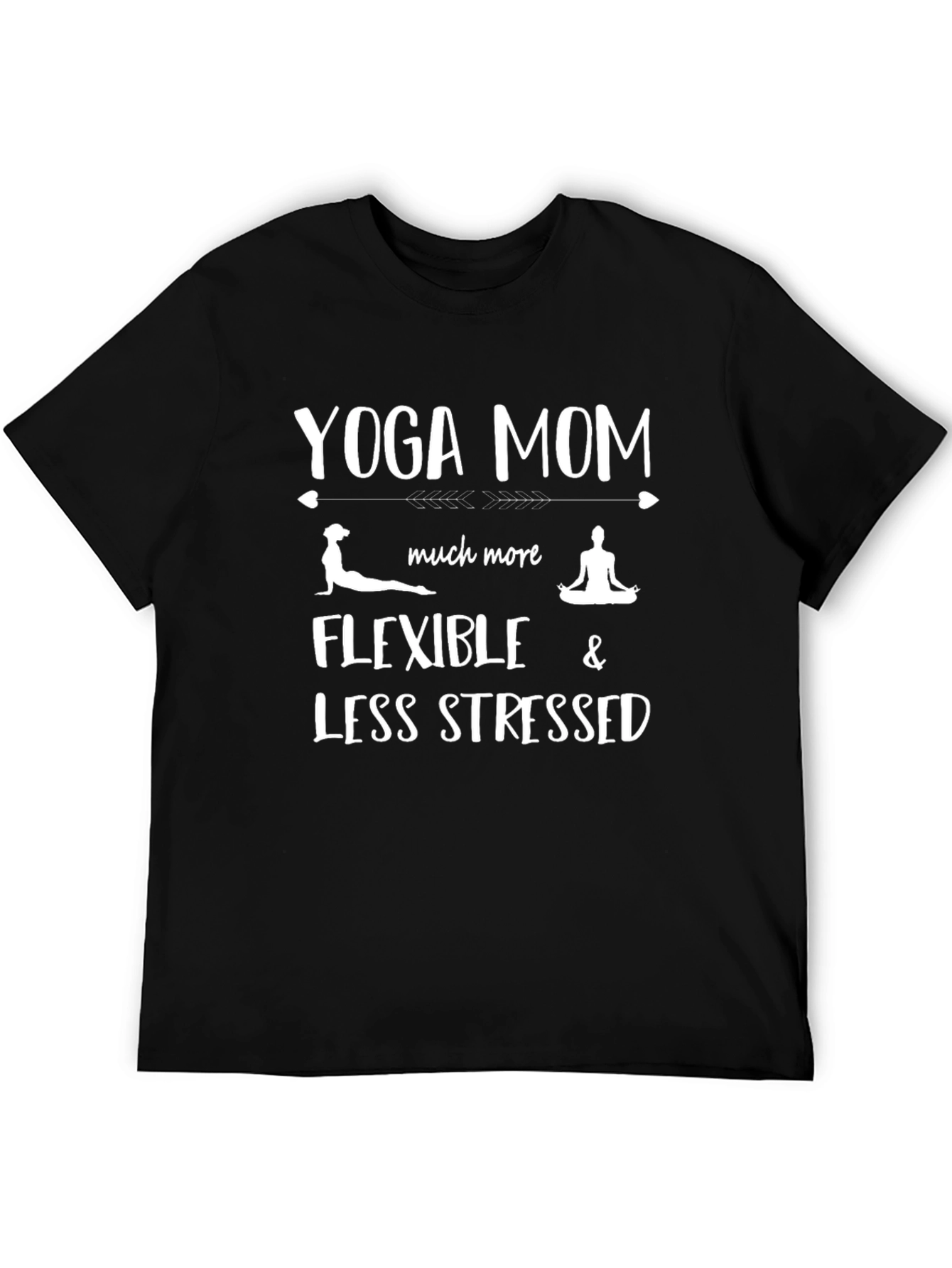Yoga Mom T-Shirt: Flexible & Less Stressed Tee