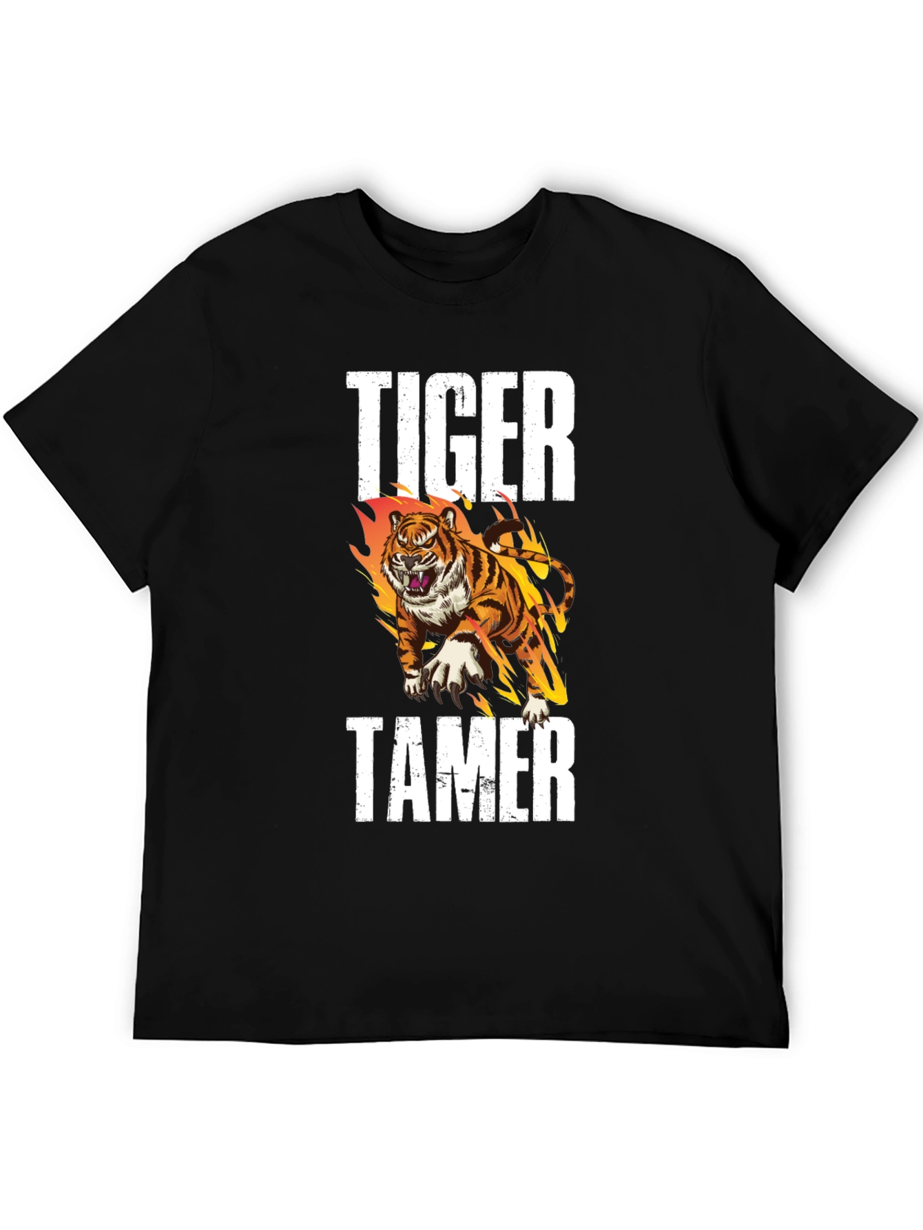 Tiger Tamer Graphic T-Shirt - Bold Design