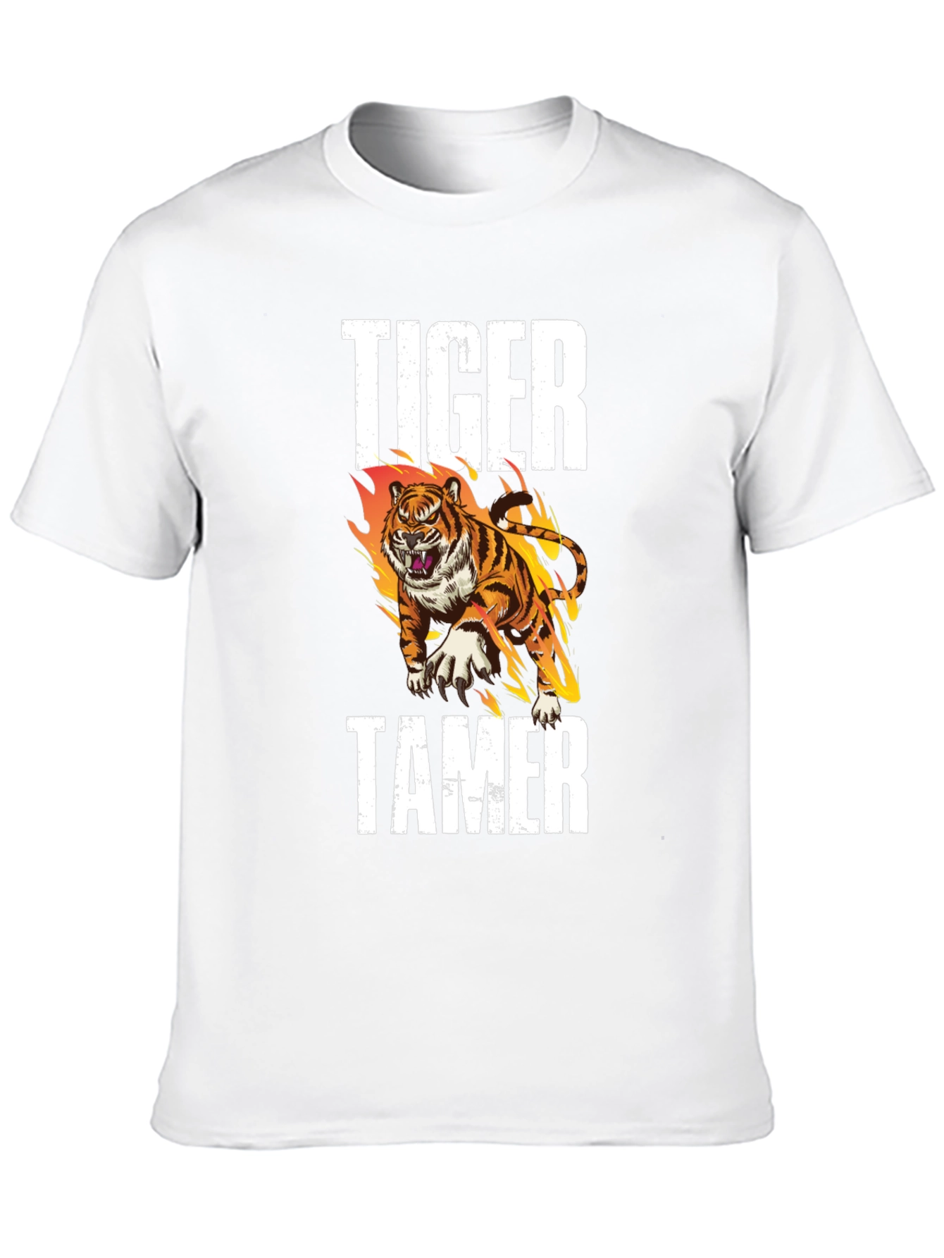 Tiger Tamer Graphic T-Shirt - Bold Design