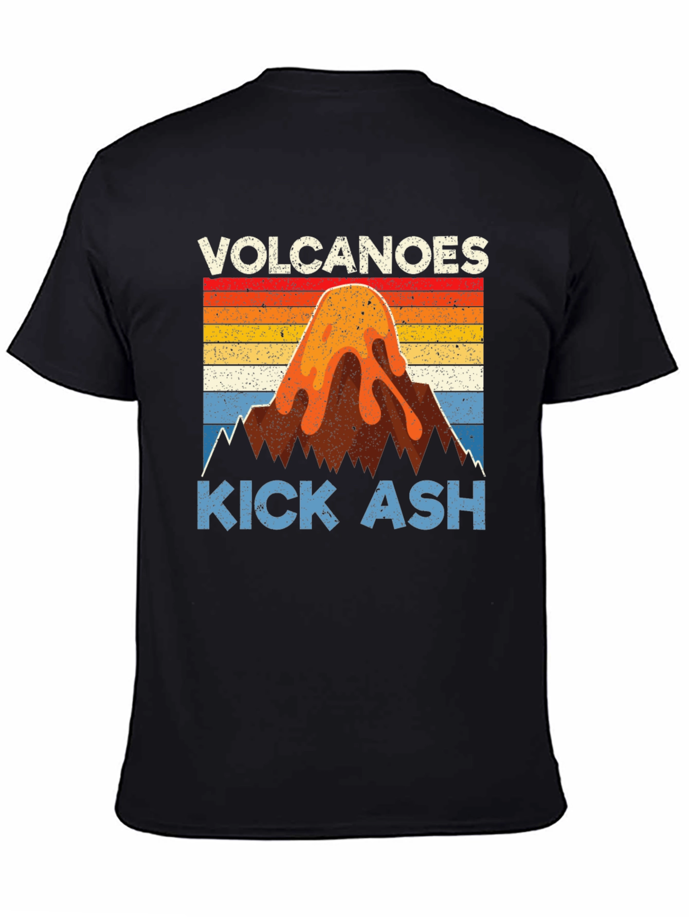 Volcanoes Kick Ash Graphic T-Shirt