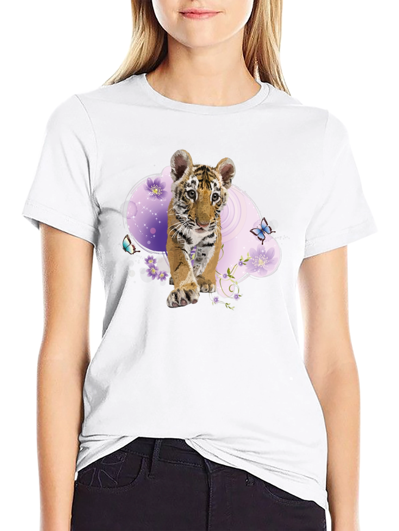 Tiger Cub Graphic Tee - Soft Cotton Blend