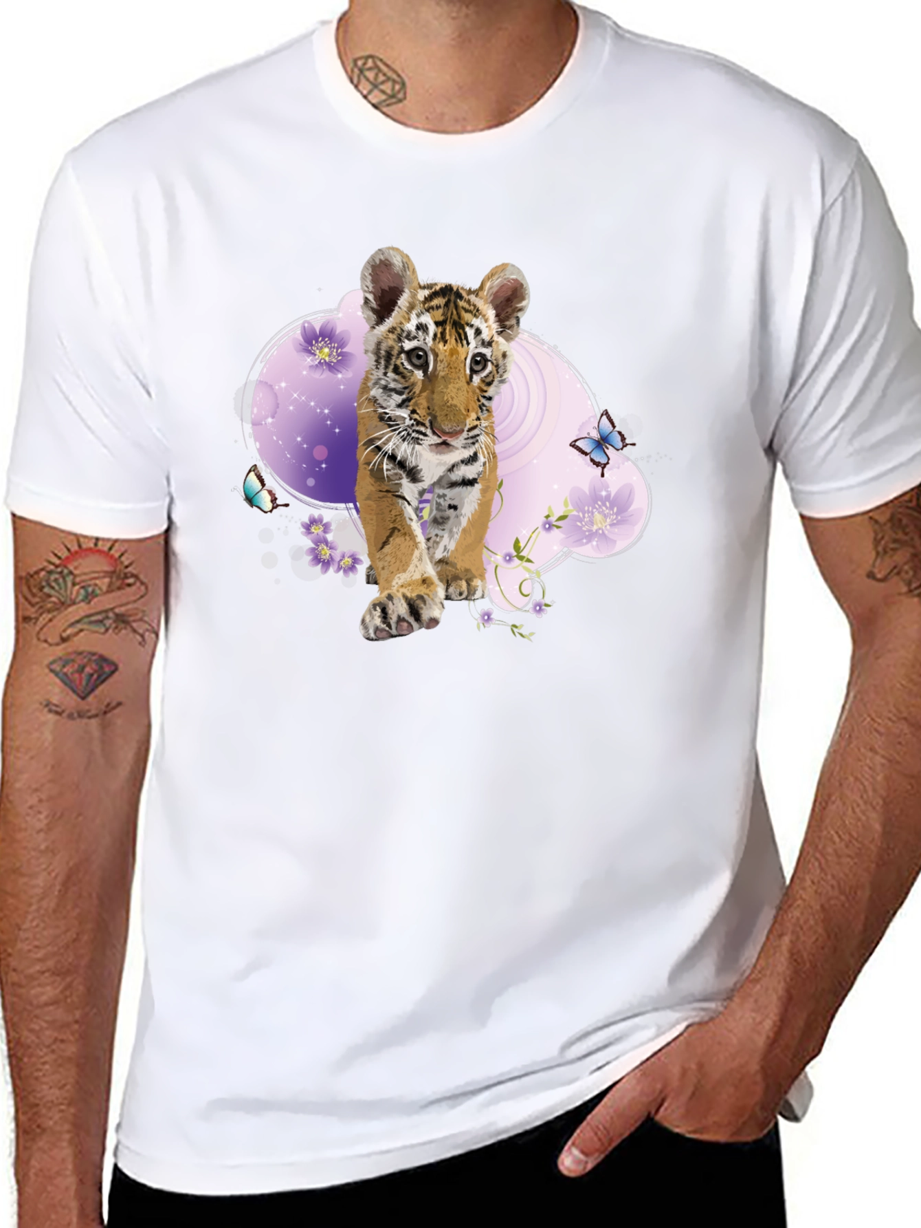 Tiger Cub Graphic Tee - Soft Cotton Blend
