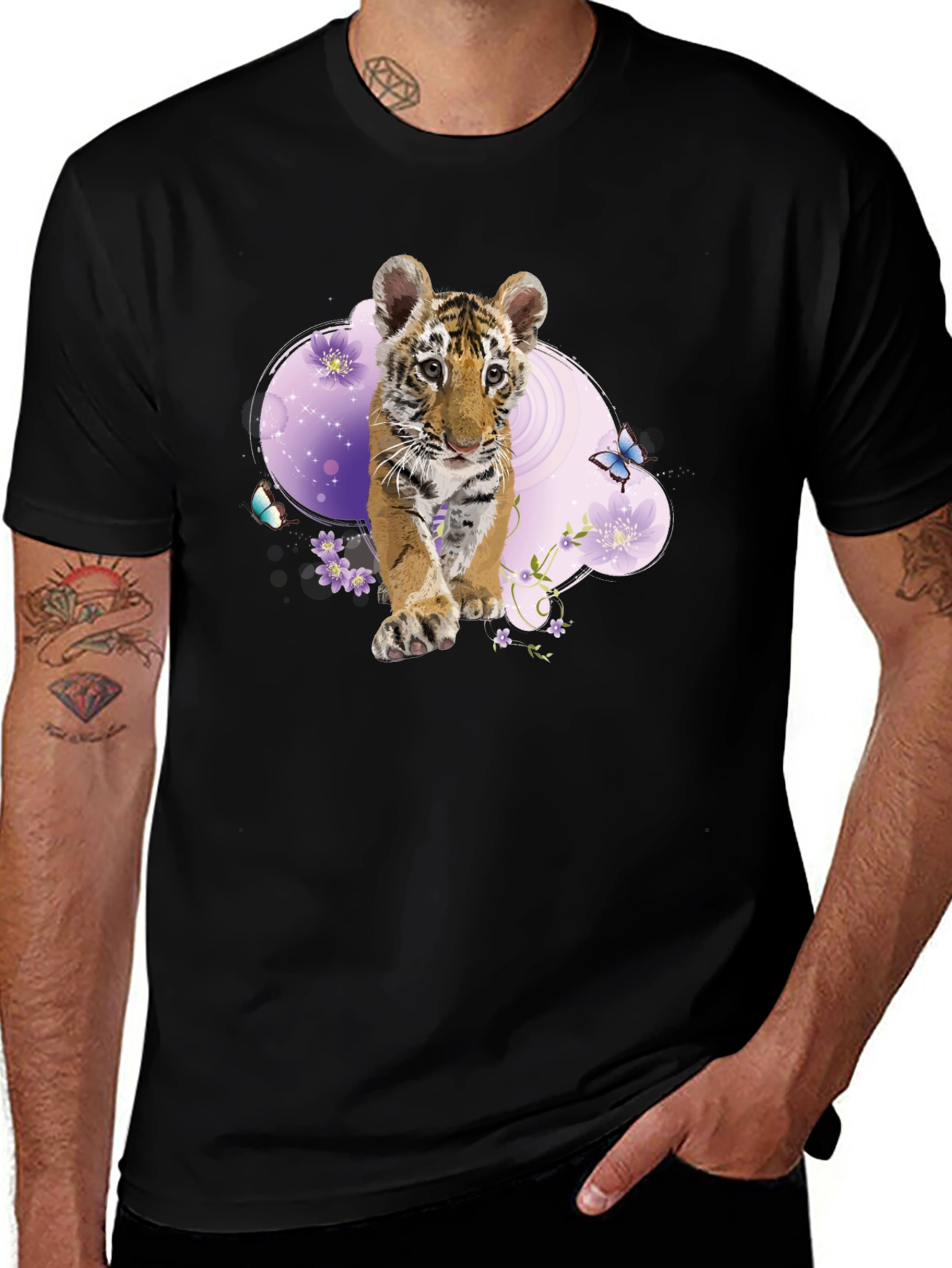Tiger Cub Graphic Tee - Soft Cotton Blend