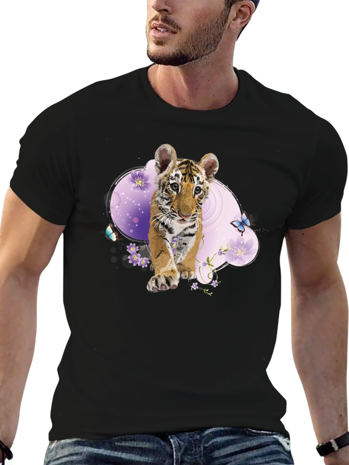Tiger Cub Graphic Tee - Soft Cotton Blend