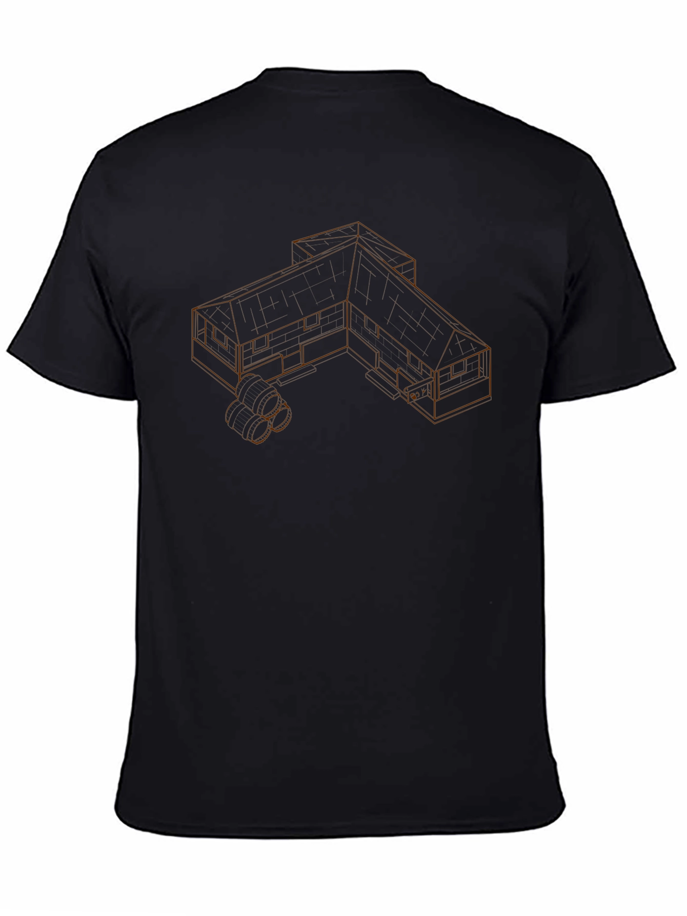 Architectural Blueprint Tee - Modern Urban Style
