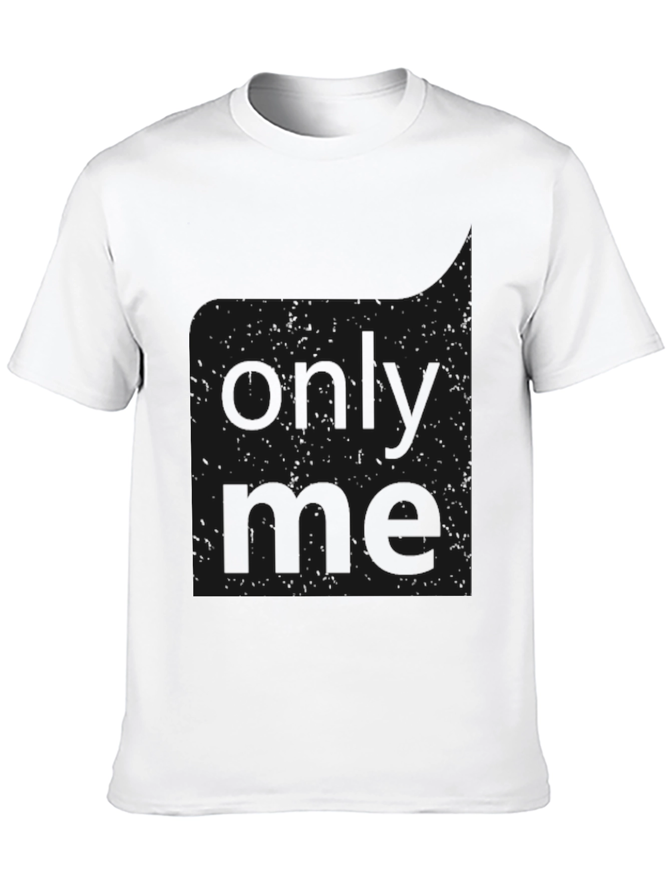 Black Only Me Graphic T-Shirt