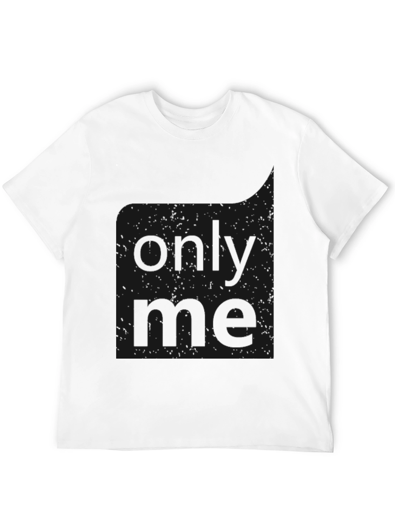 Black Only Me Graphic T-Shirt