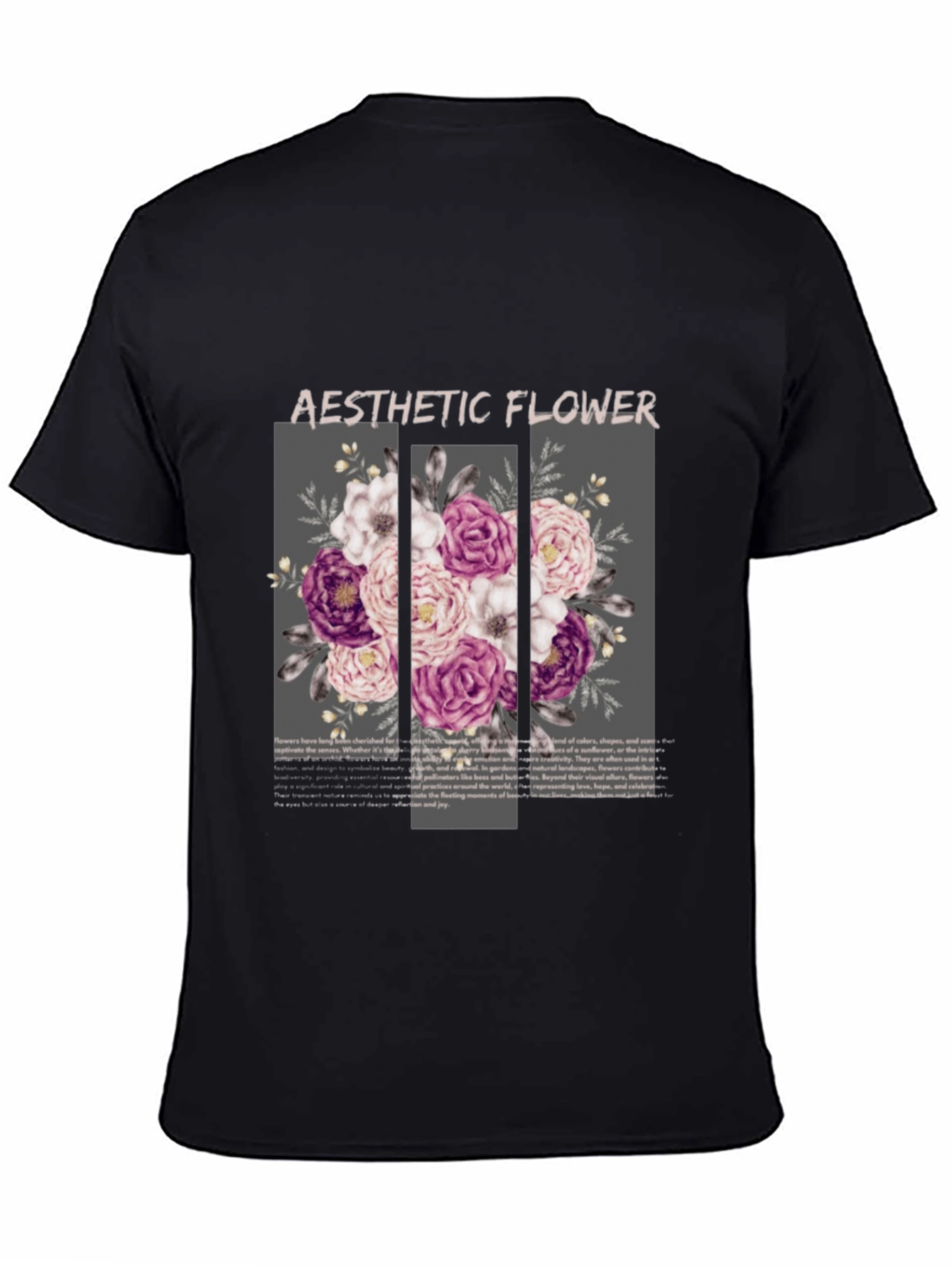 Aesthetic Flower Graphic T-Shirt