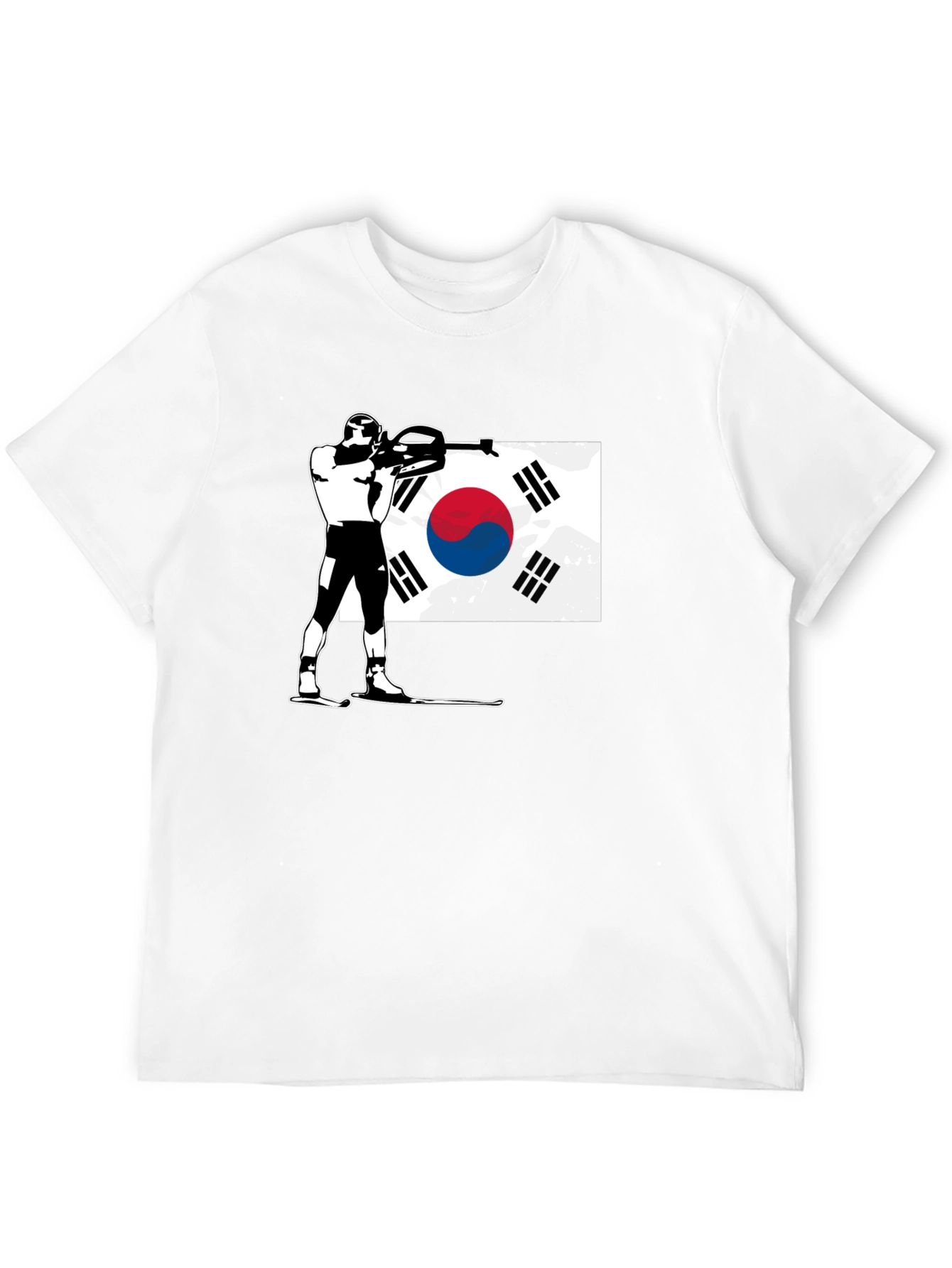 Biathlon South Korea Flag T-Shirt