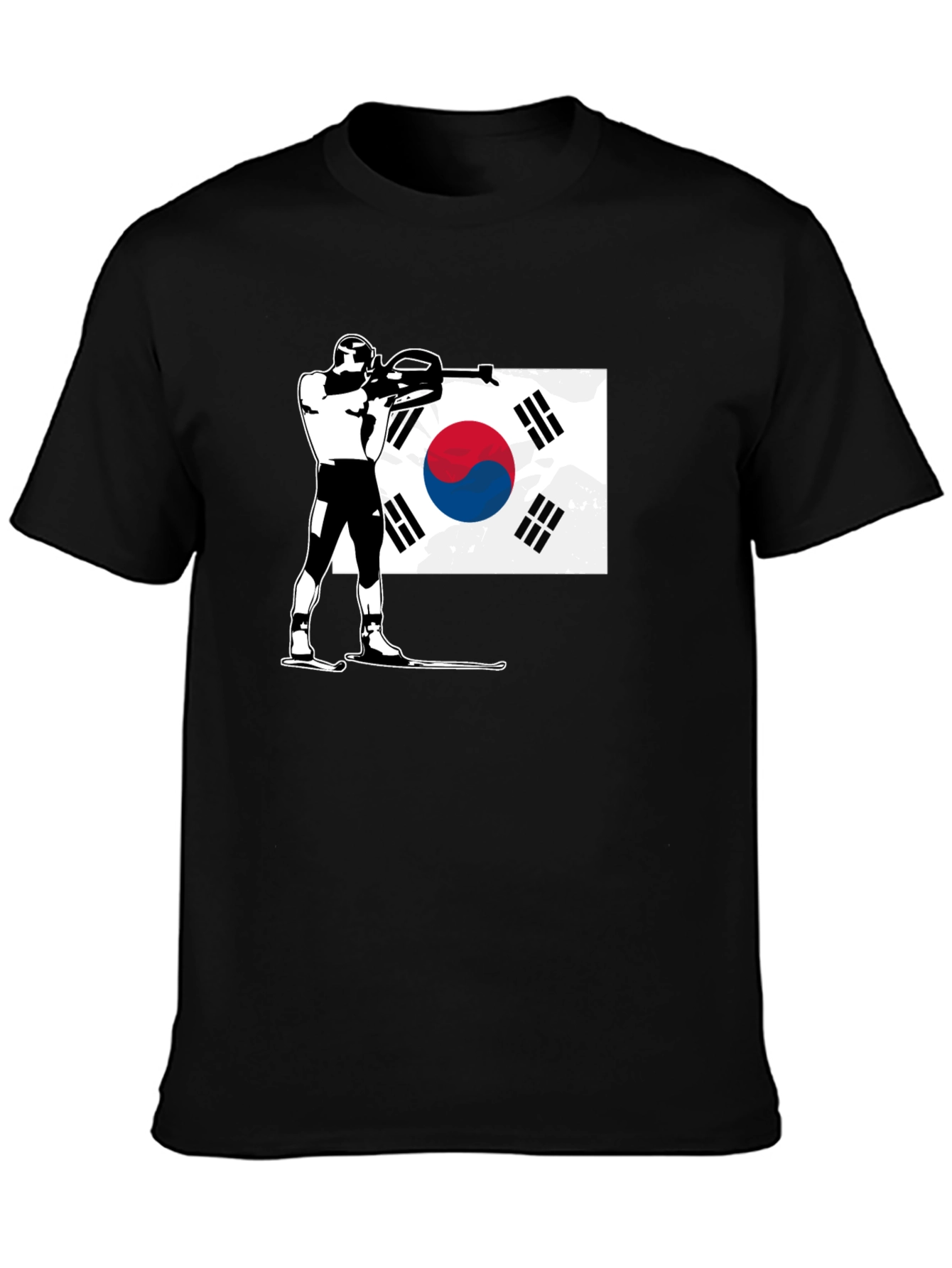 Biathlon South Korea Flag T-Shirt