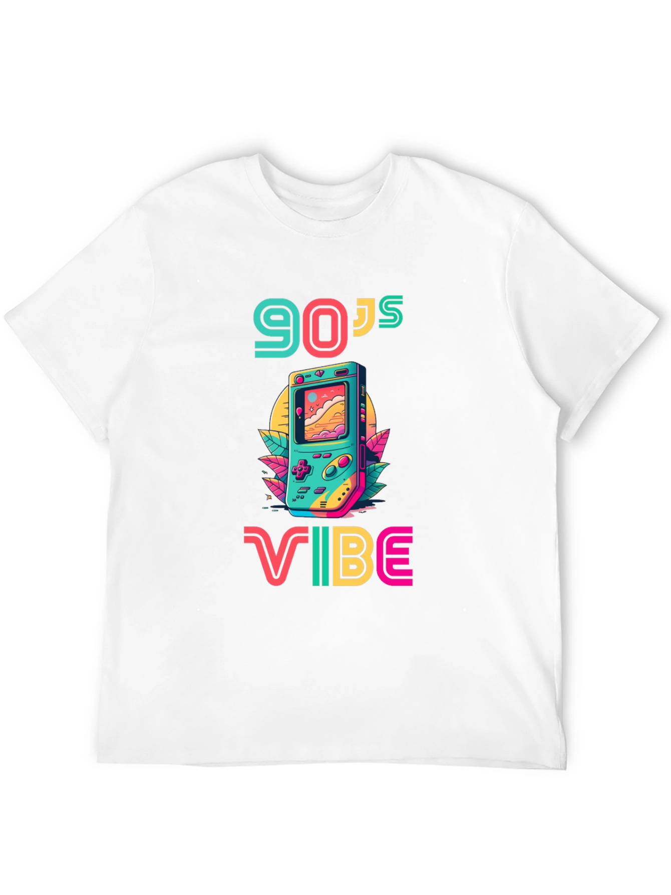90s Vibe Graphic Tee - Retro Gaming Style