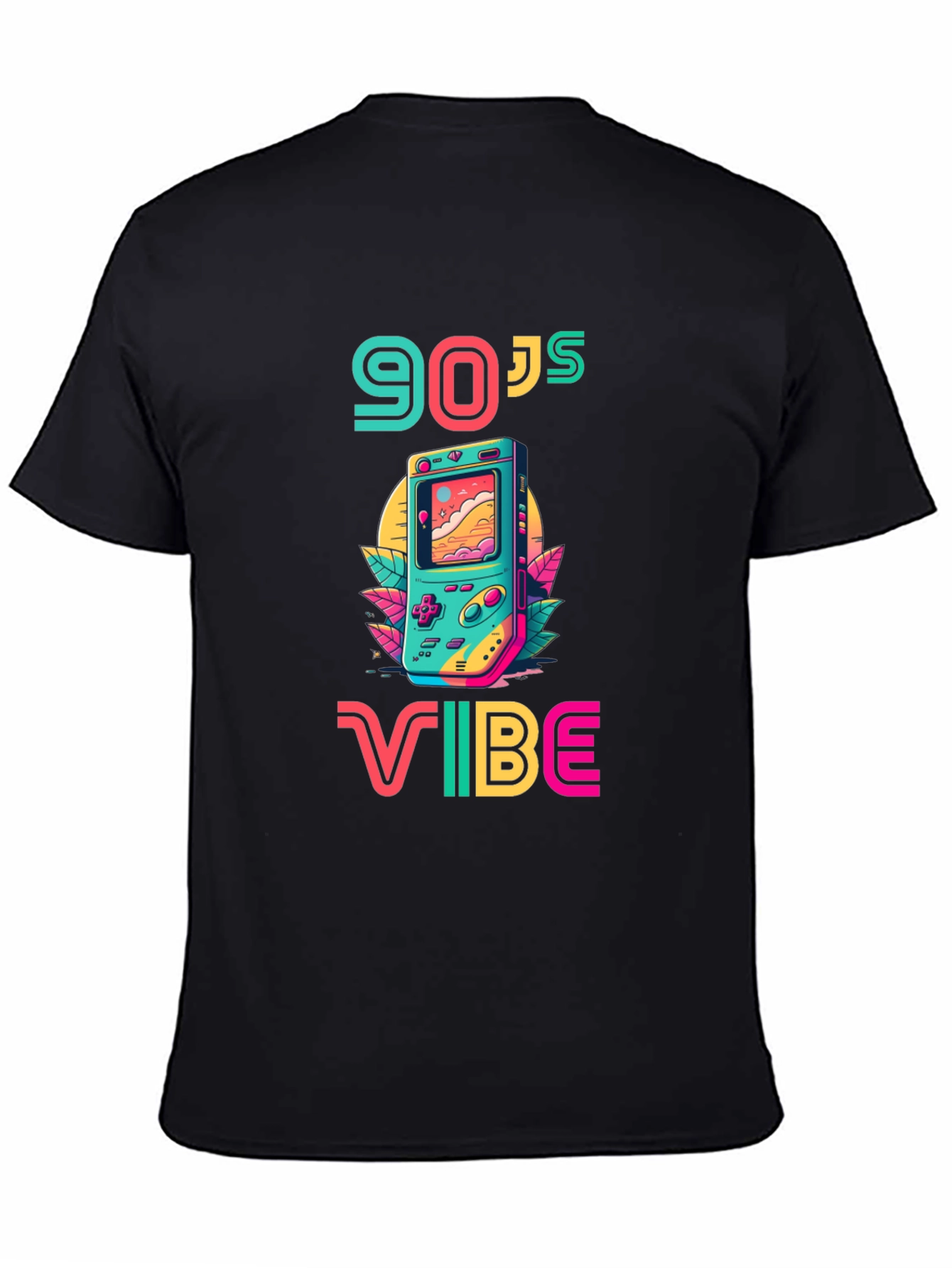 90s Vibe Graphic Tee - Retro Gaming Style