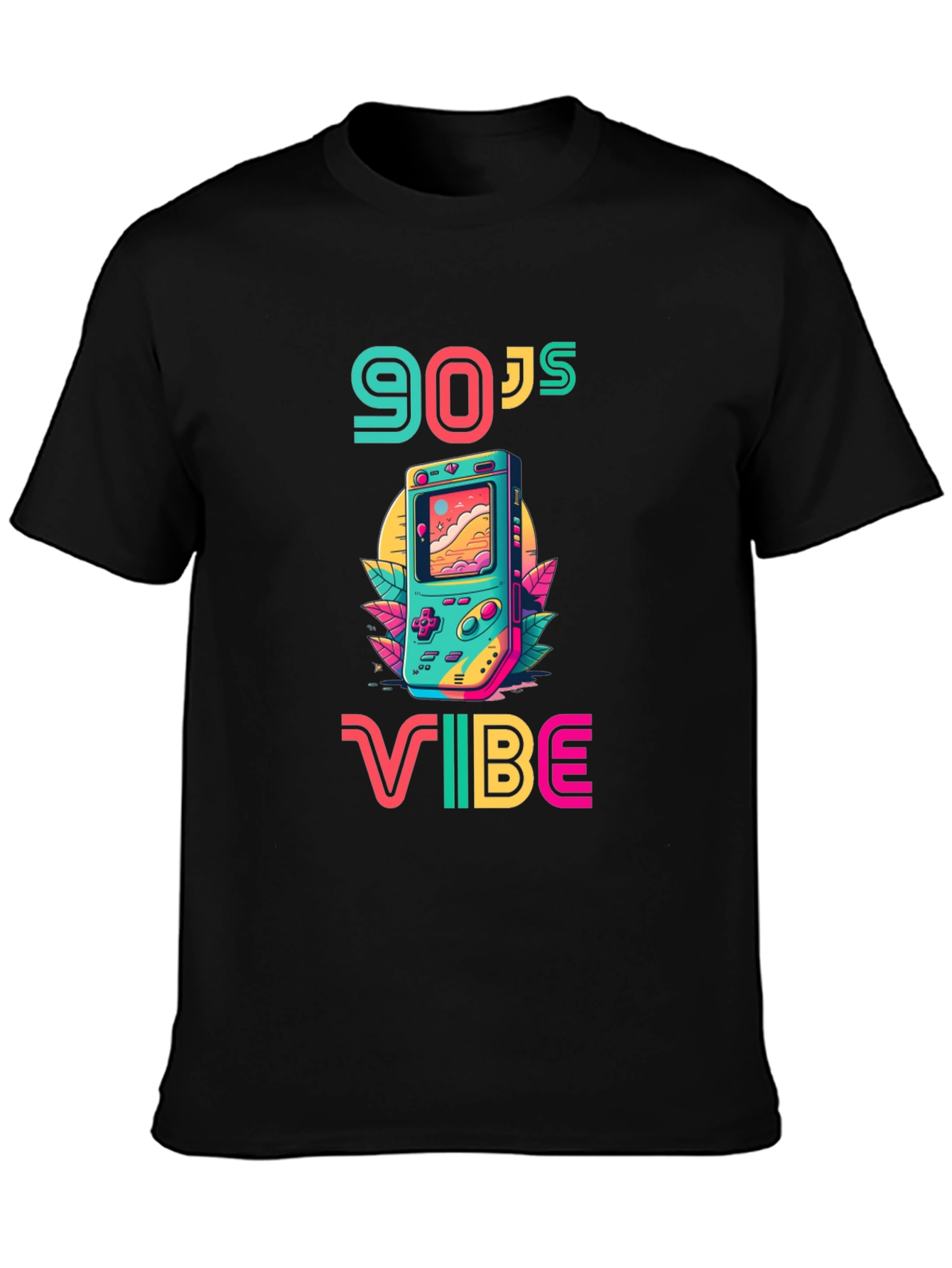 90s Vibe Graphic Tee - Retro Gaming Style