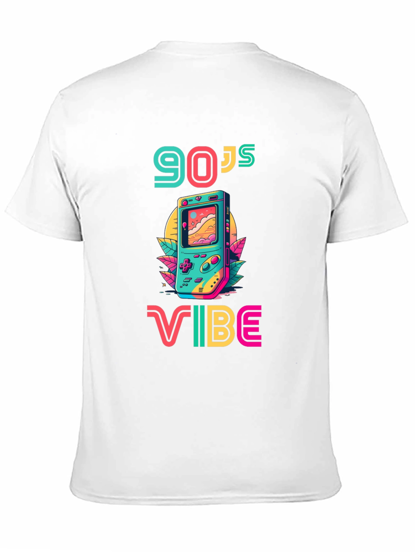 90s Vibe Graphic Tee - Retro Gaming Style