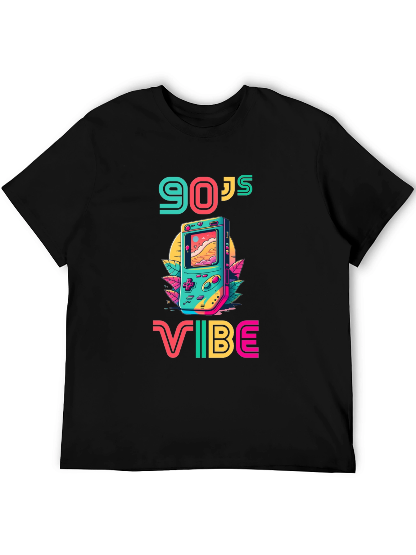 90s Vibe Graphic Tee - Retro Gaming Style