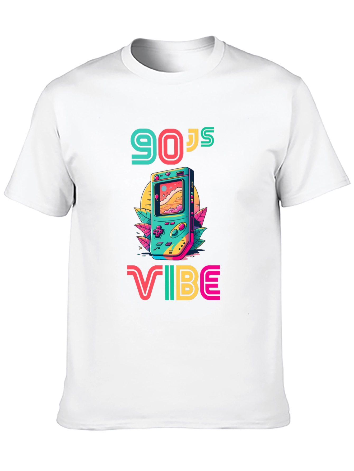 90s Vibe Graphic Tee - Retro Gaming Style