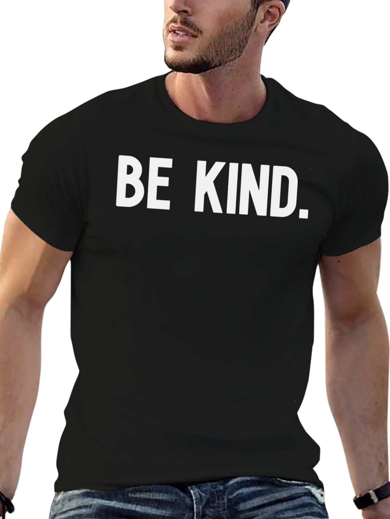 Be Kind Graphic Tee - Mens Black T-Shirt