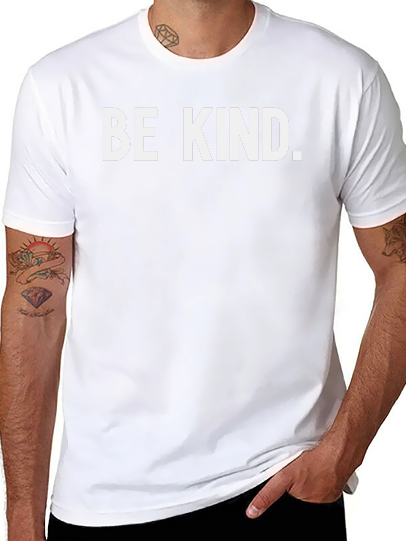Be Kind Graphic Tee - Mens Black T-Shirt
