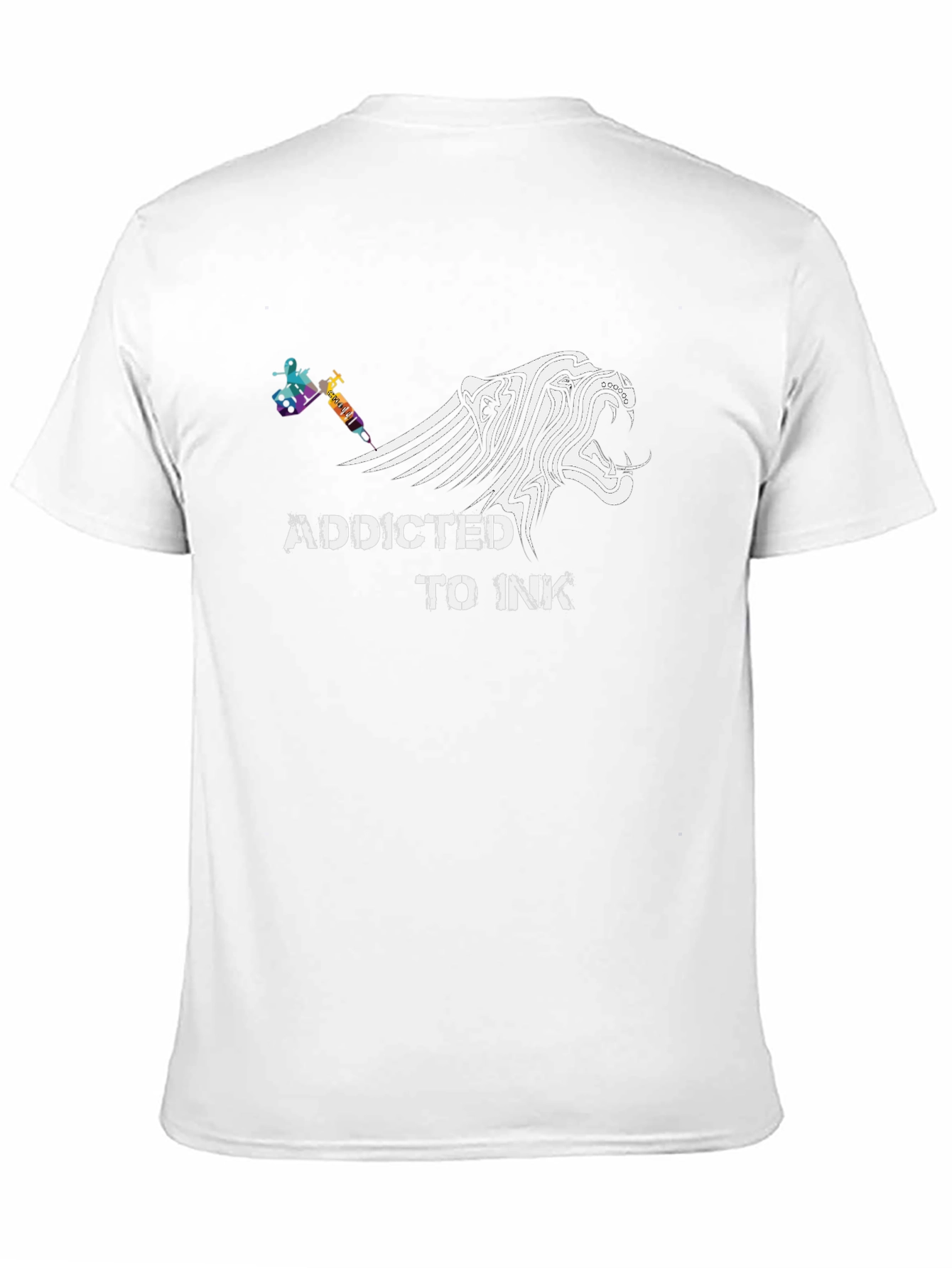 Addicted to Ink Graphic Tee - Tattoo Lovers Apparel