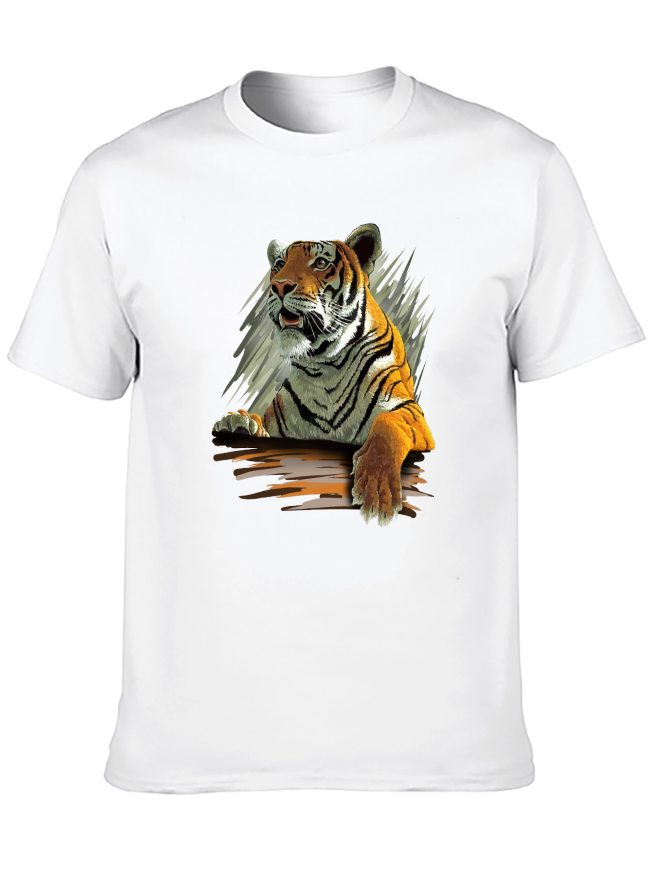 Tiger Graphic T-Shirt - Fierce Animal Print Tee