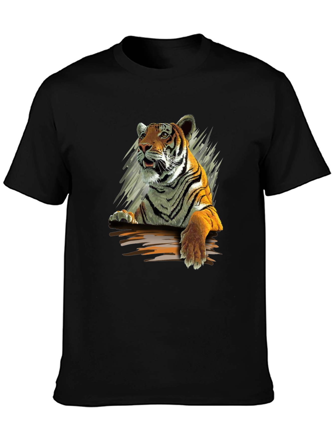 Tiger Graphic T-Shirt - Fierce Animal Print Tee
