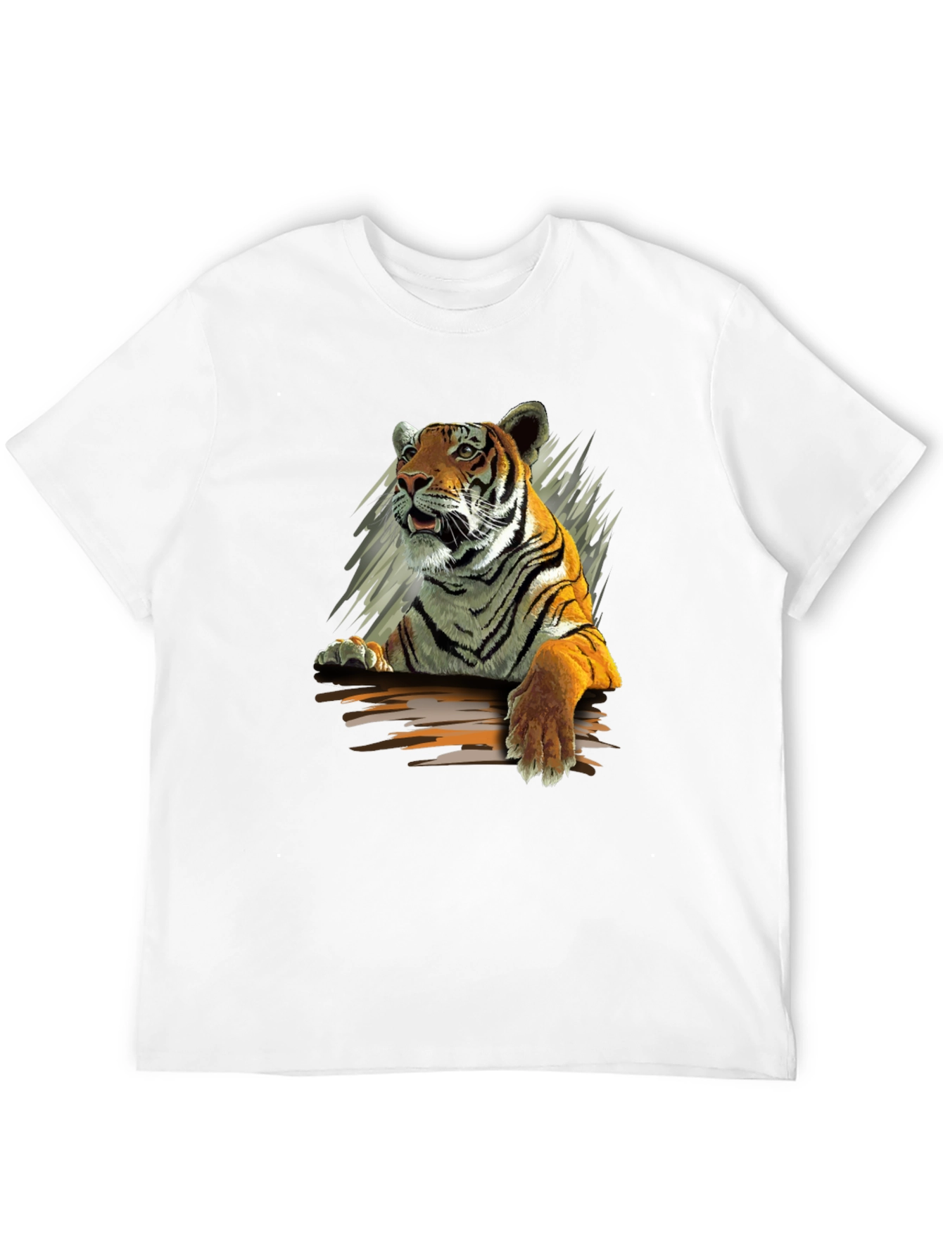 Tiger Graphic T-Shirt - Fierce Animal Print Tee