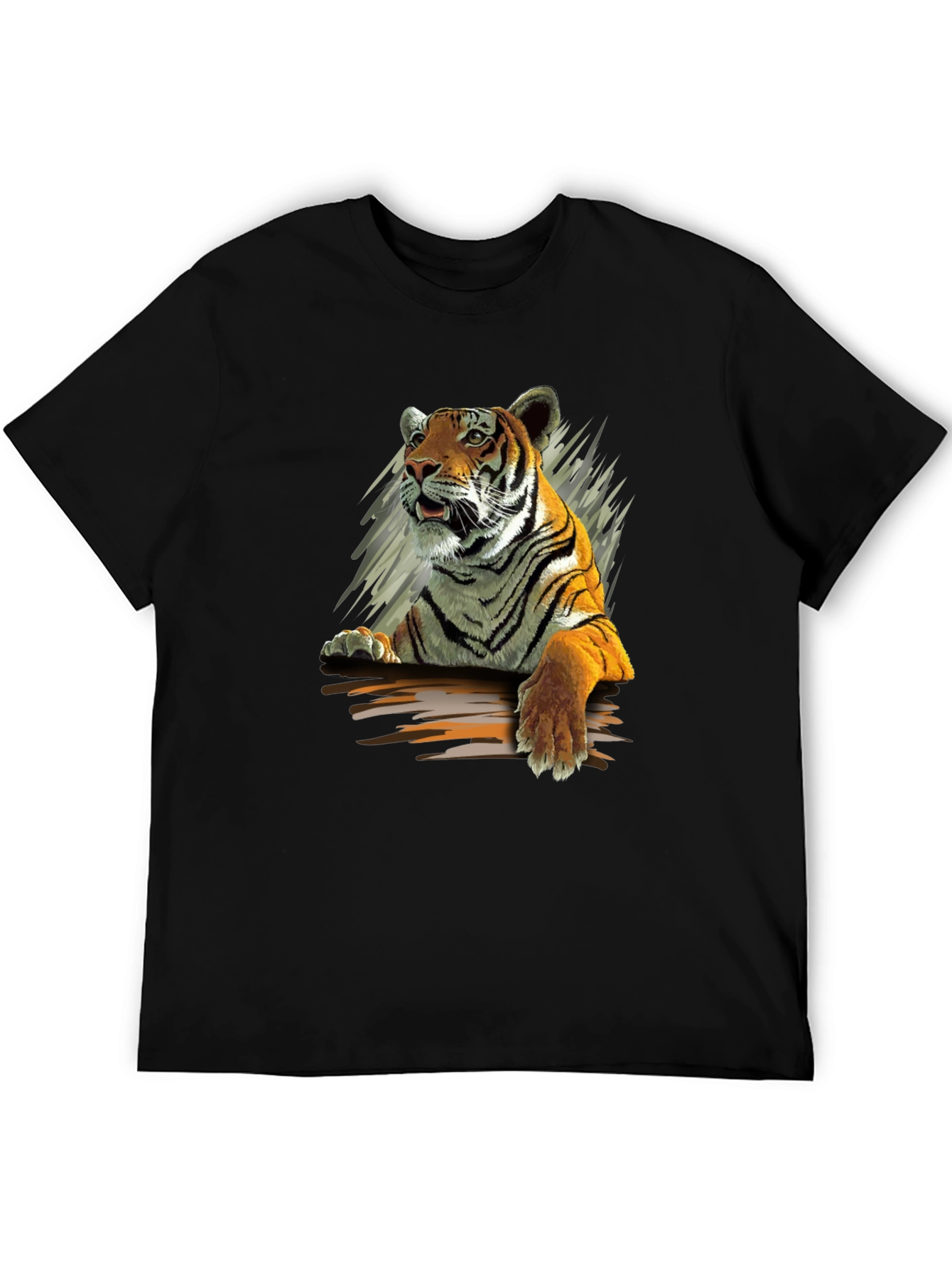 Tiger Graphic T-Shirt - Fierce Animal Print Tee