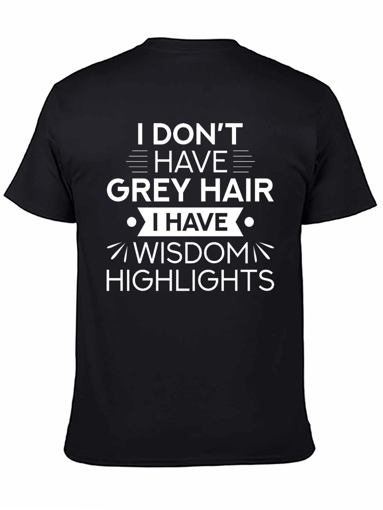 Wisdom Highlights Graphic Tee - Black