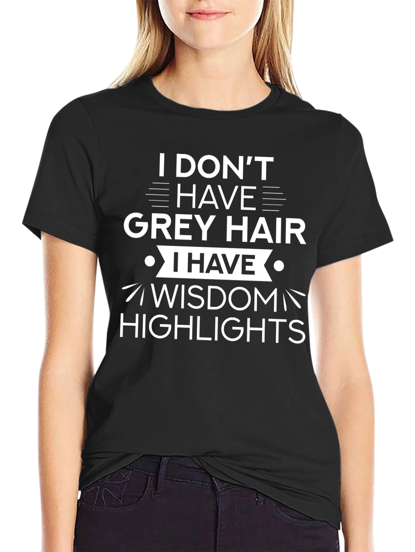 Wisdom Highlights Graphic Tee - Black