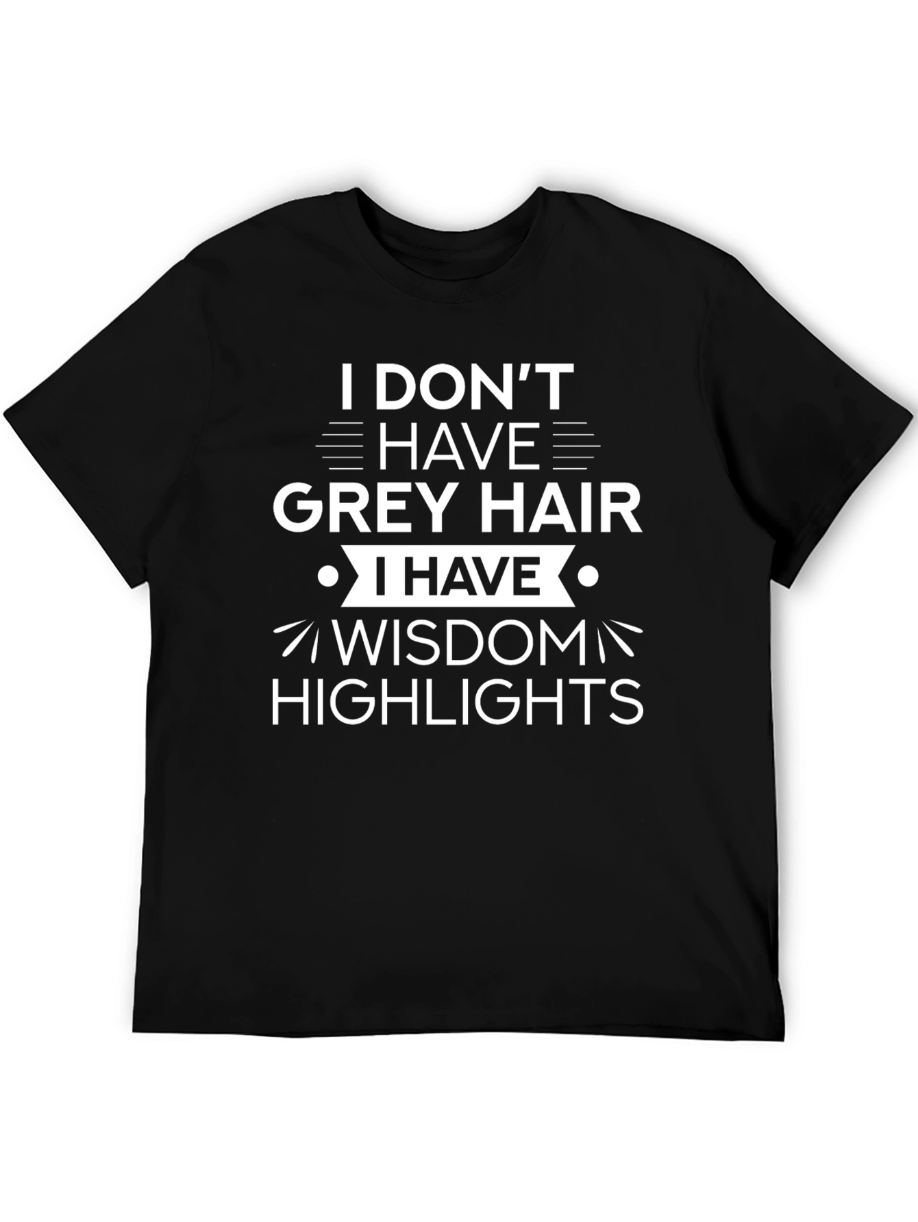 Wisdom Highlights Graphic Tee - Black
