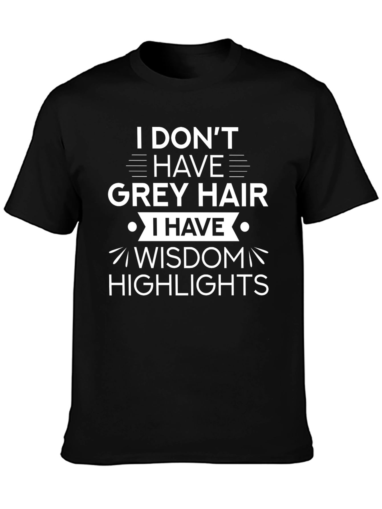 Wisdom Highlights Graphic Tee - Black