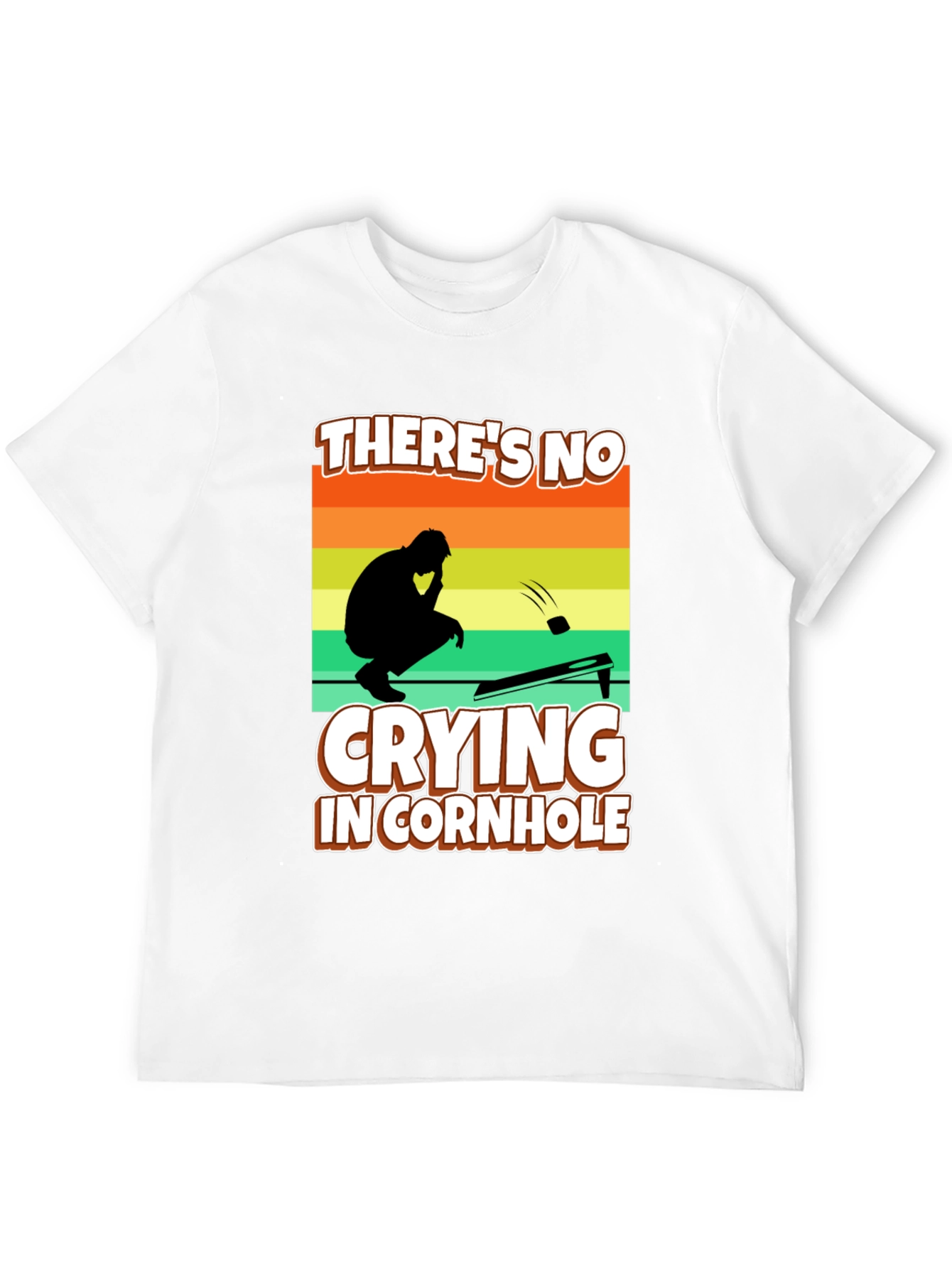 Theres No Crying in Cornhole T-Shirt