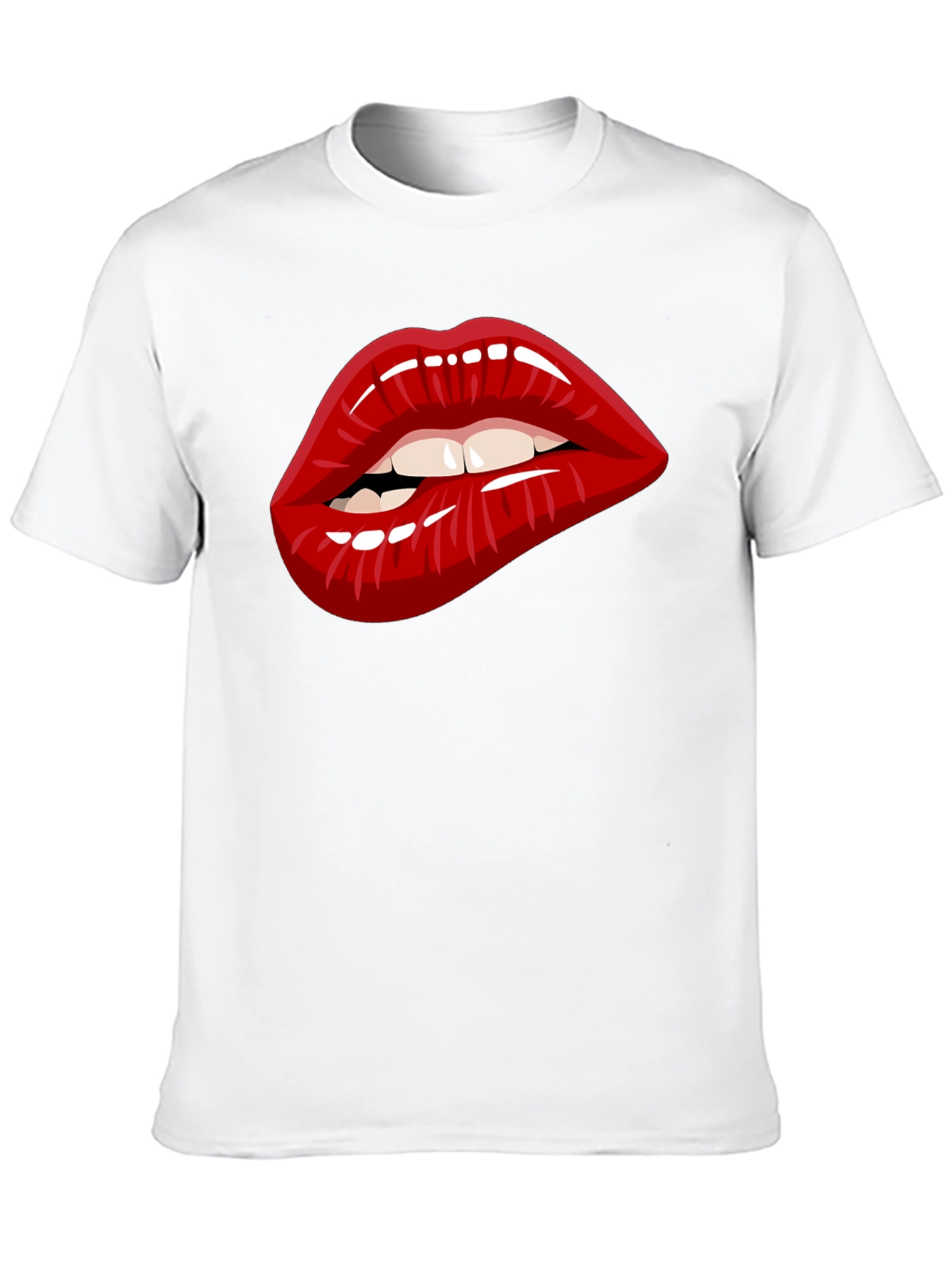 Bold Lip Graphic Tee - Unisex Cotton Blend