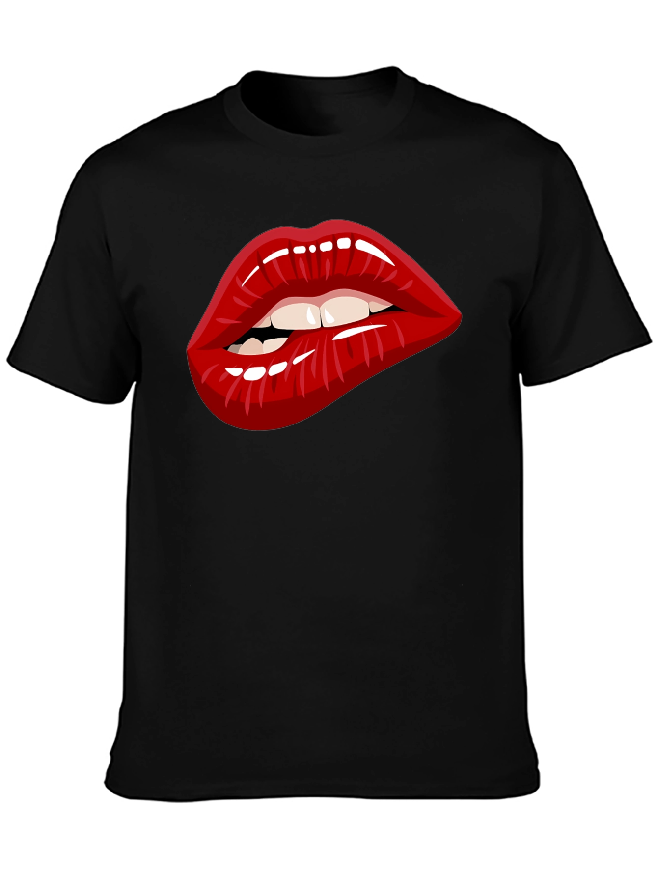 Bold Lip Graphic Tee - Unisex Cotton Blend